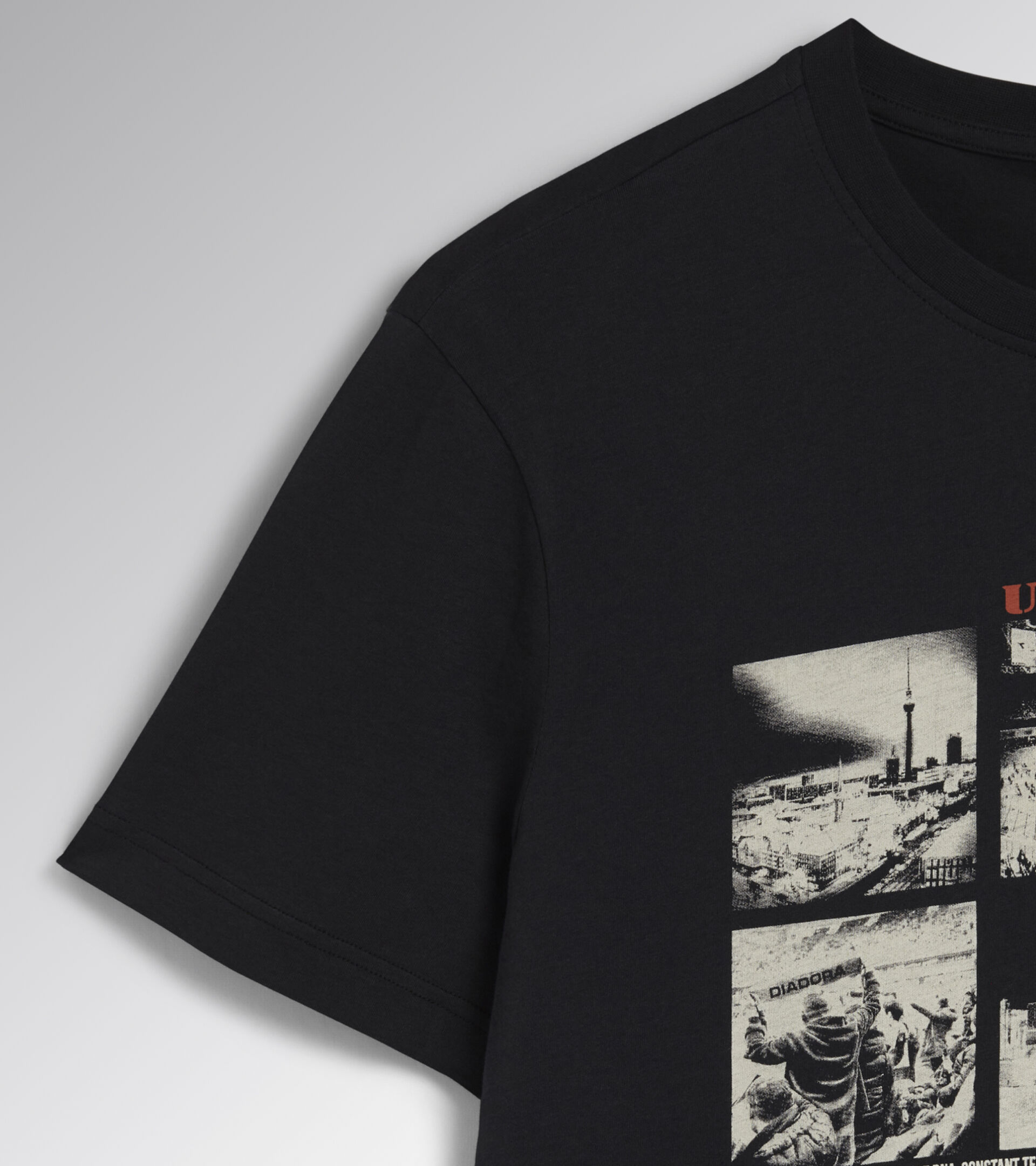 T-SHIRT GRAPHIC ORGANIC, TAP SHOE/BLACK, hi-res