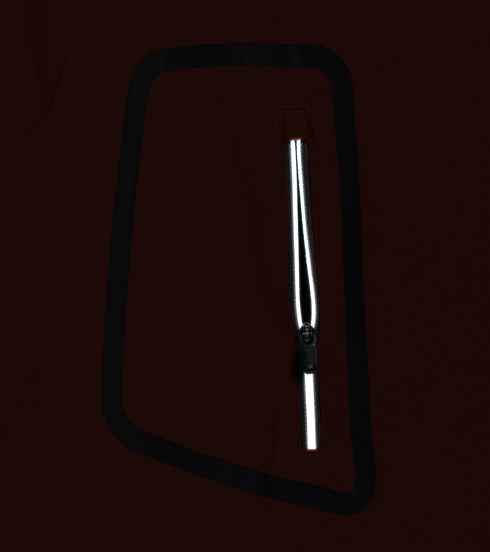T-SHIRT CROSS ORGANIC, RED MEDLAR, hi-res