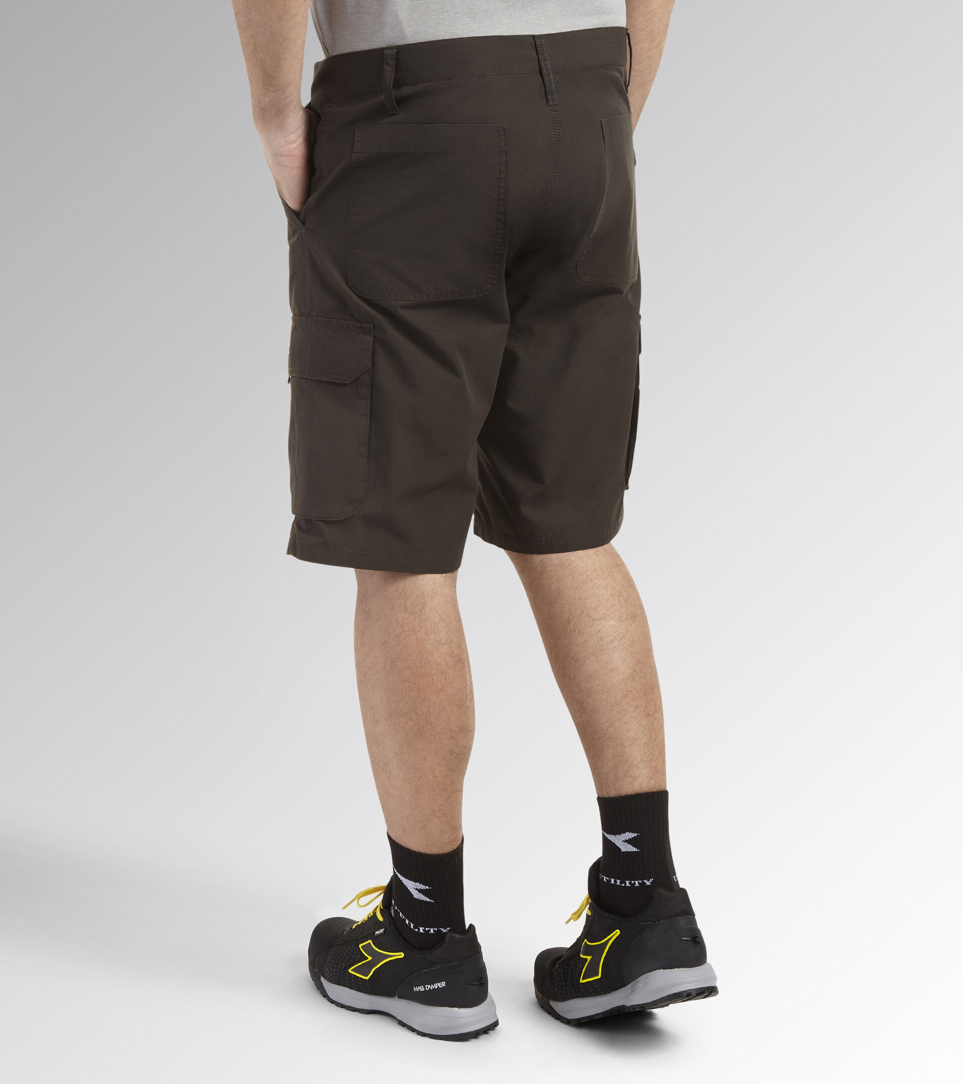 Bermuda work shorts BERMUDA WONDER BLACK FIR GREEN - Utility