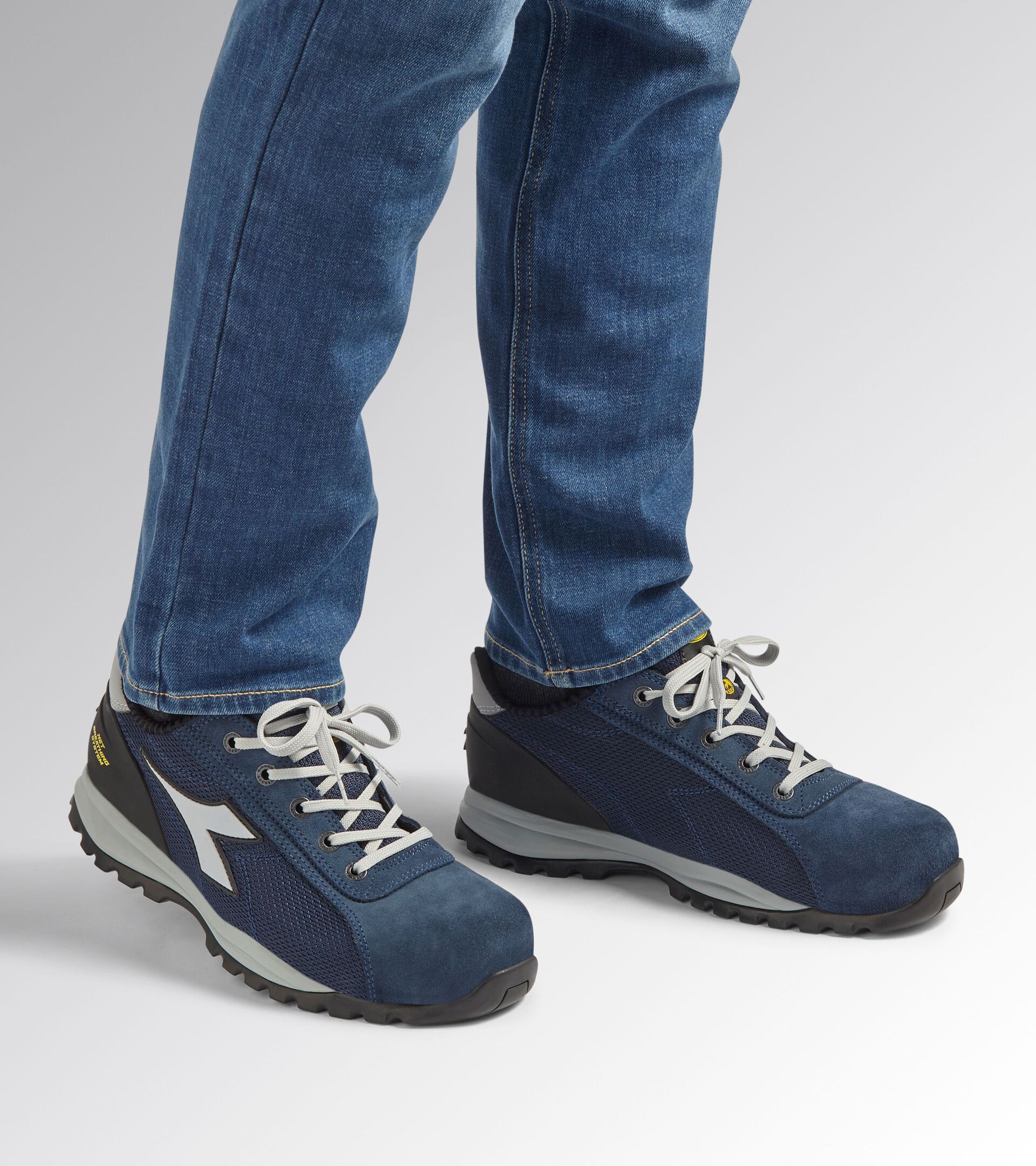 Low safety shoe GLOVE NET LOW S1PL FO SR HRO ESD BLUE COSMOS - Utility
