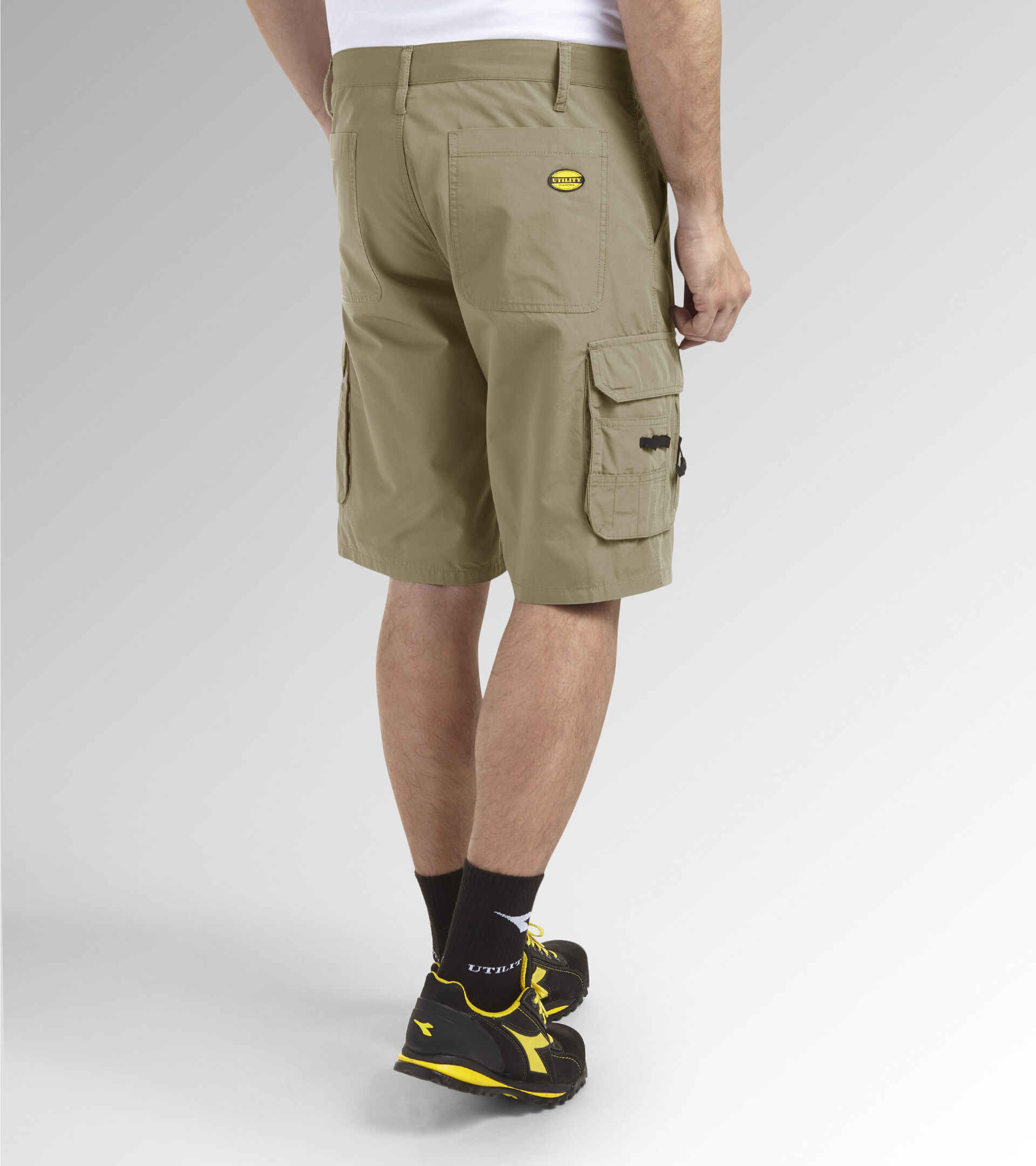 Arbeits-Bermuda-Shorts BERMUDA WONDER INDISCH HELLBRAUN - Utility