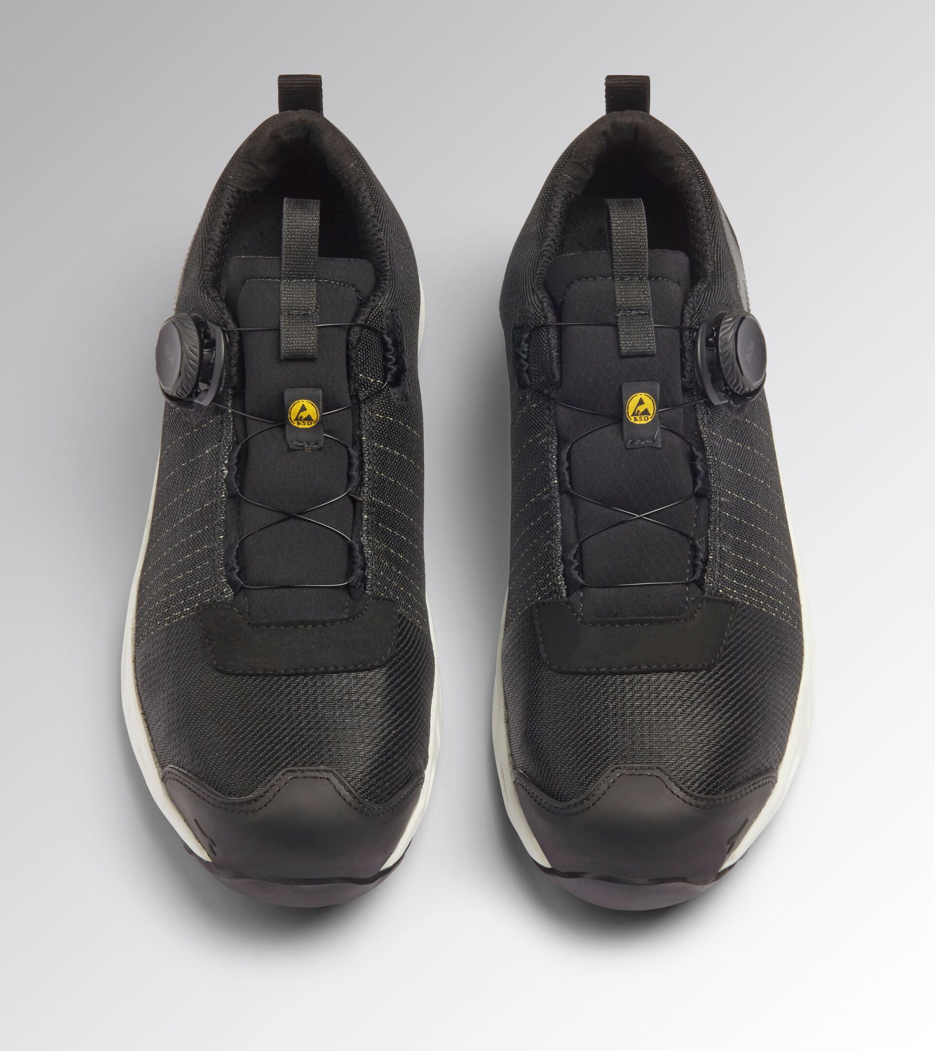 Low safety shoe with BOA® Fit System FLY LITEBASE MATRYX BOA LOW S3L FO SR HRO SC ESD BLACK /WHITE - Utility