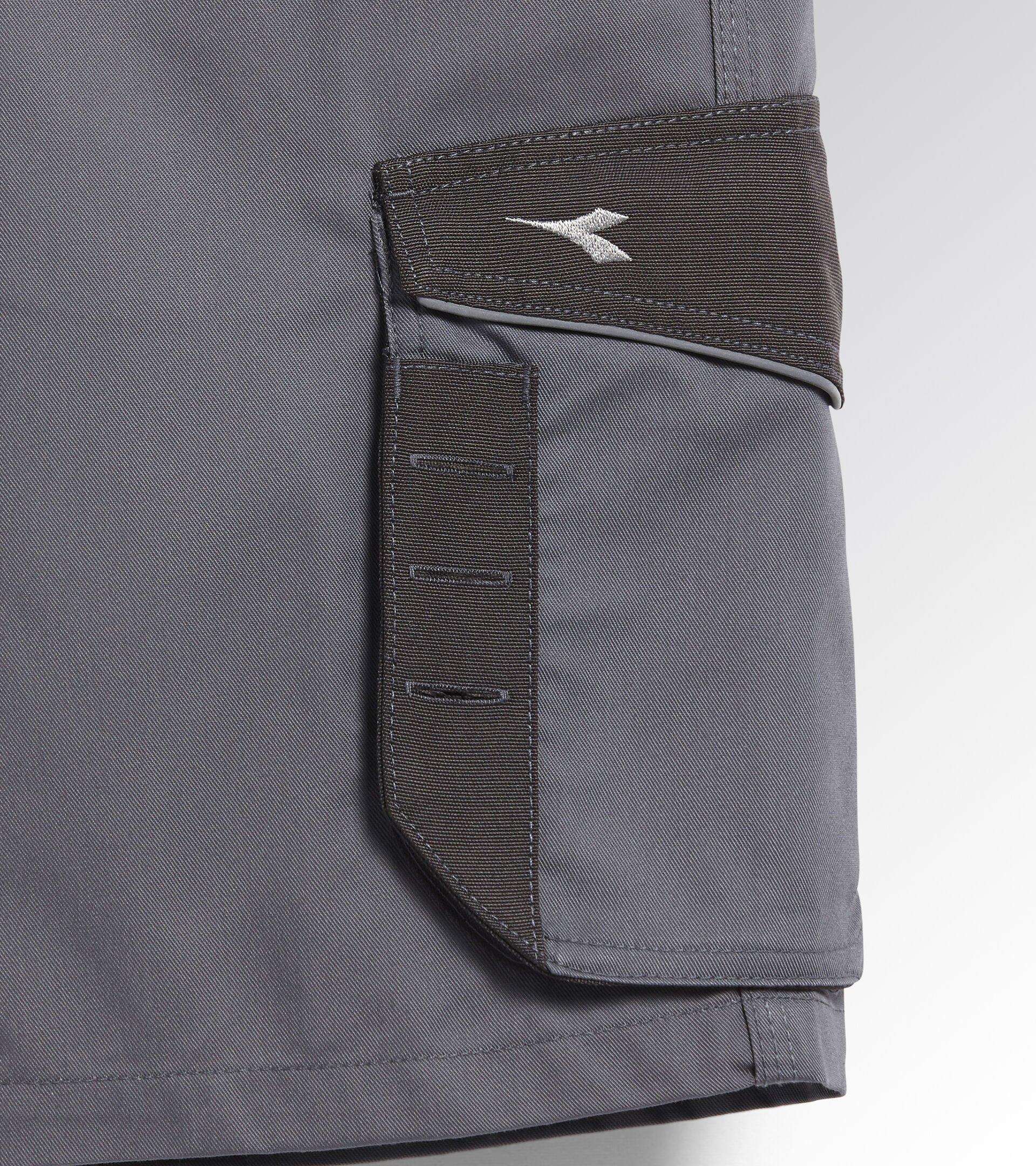 Arbeits-Bermuda-Shorts BERMUDA POLY STAHLGRAU - Utility