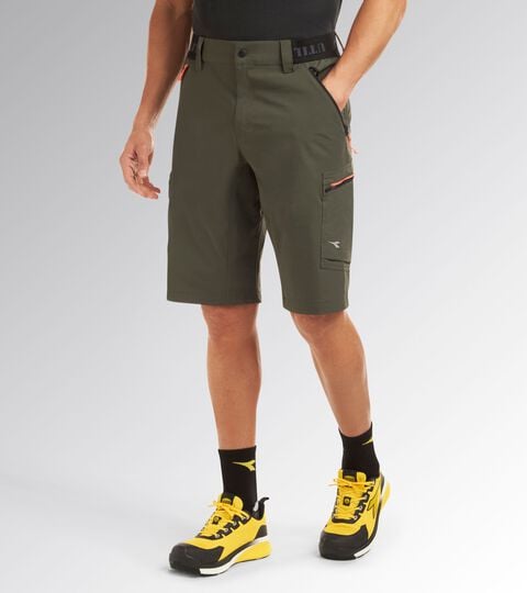 Bermuda work shorts BERMUDA SHADOW GREEN DEEP DEPTHS - Utility