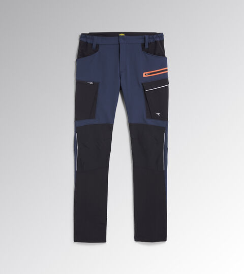 Work trousers PANT HYBRID CARGO BLACK/BLUE DENIM - Utility