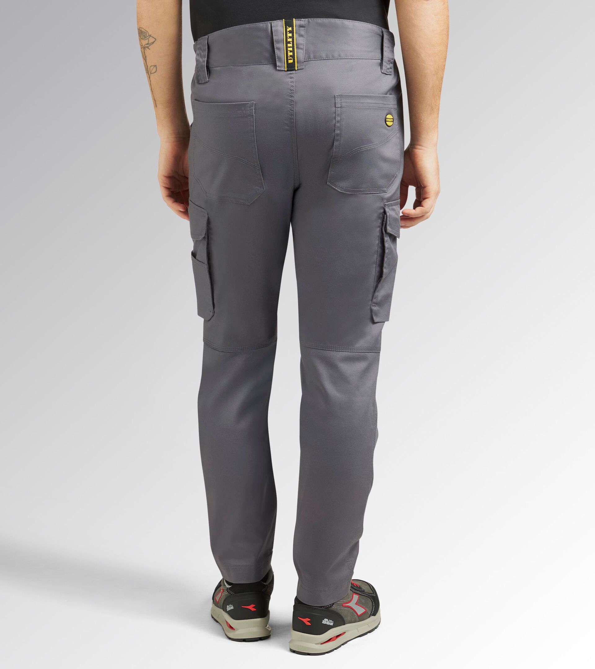 Work trousers PANT STAFF STRETCH CARGO 2.0 STEEL GRAY - Utility