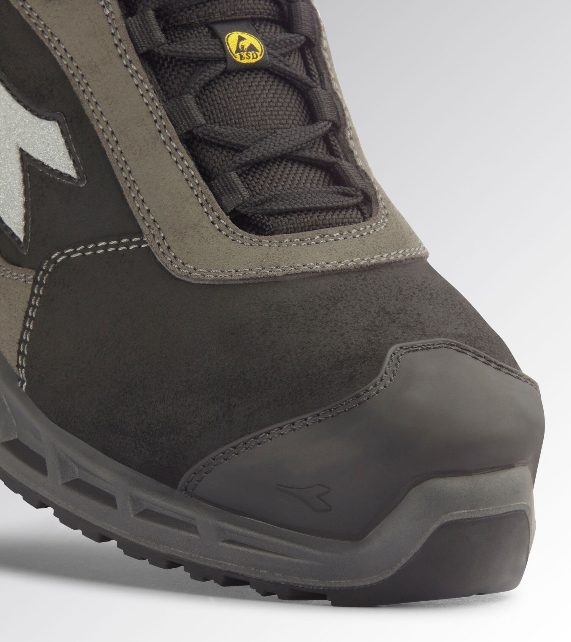 Low safety shoe SHARK STABLE IMPACT LEATHER LOW S3 SRC ESD BLACK/SHADOW - Utility