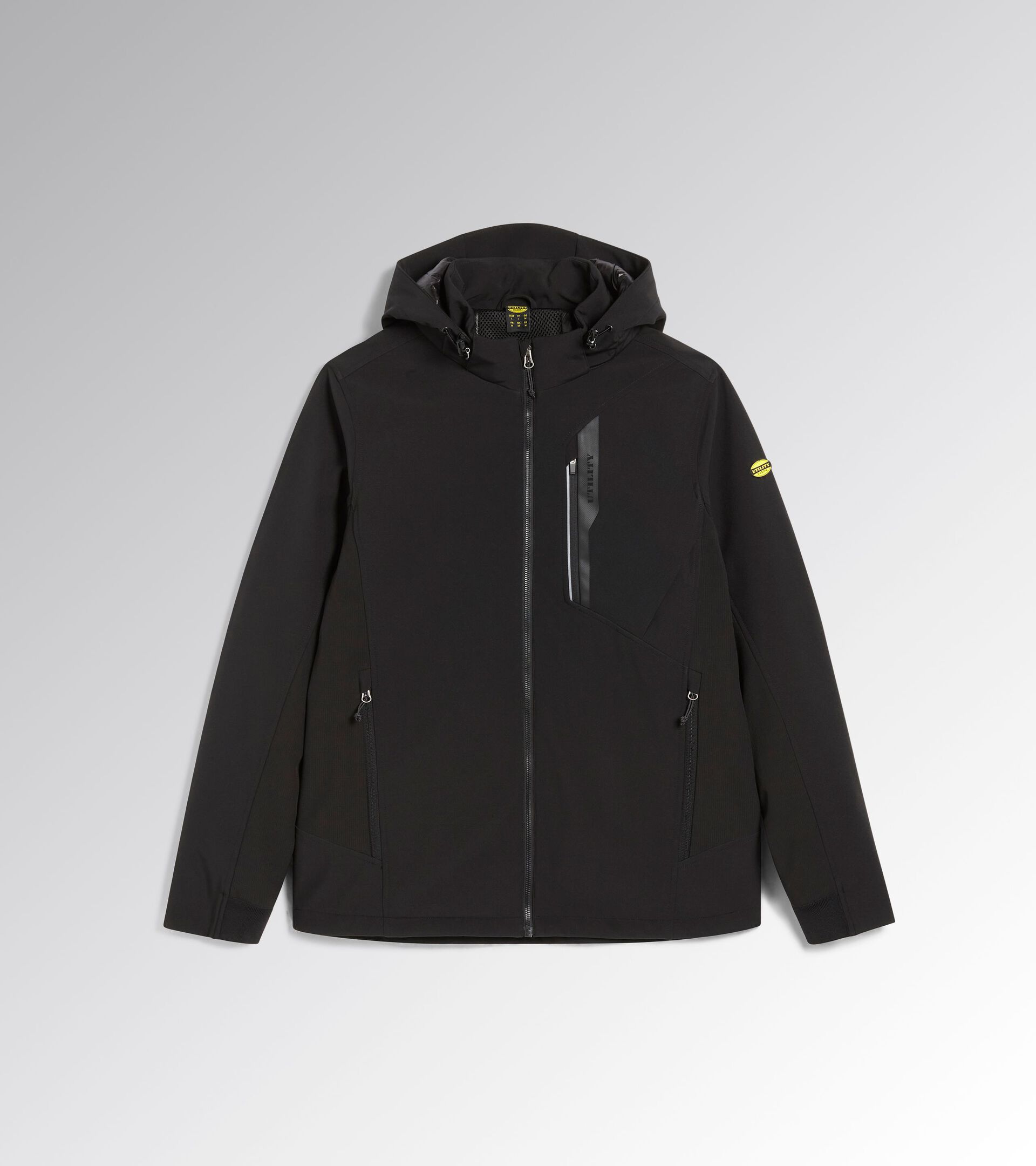 Water-repellent softshell windbreaker jacket JACKET FREEDOM BLACK - Utility