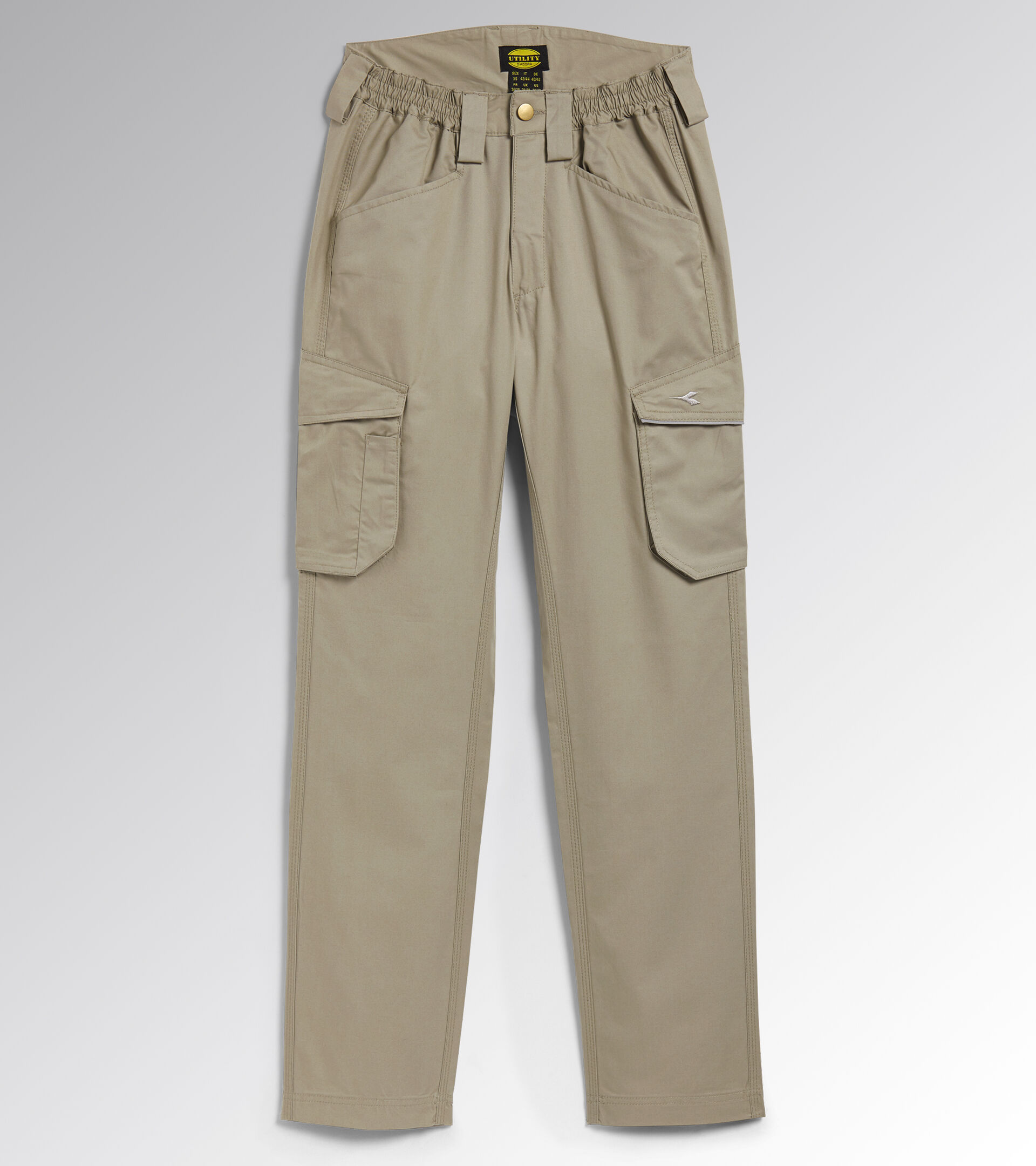 Work trousers PANT STAFF LIGHT CARGO COTTON GREY HEMP - Utility