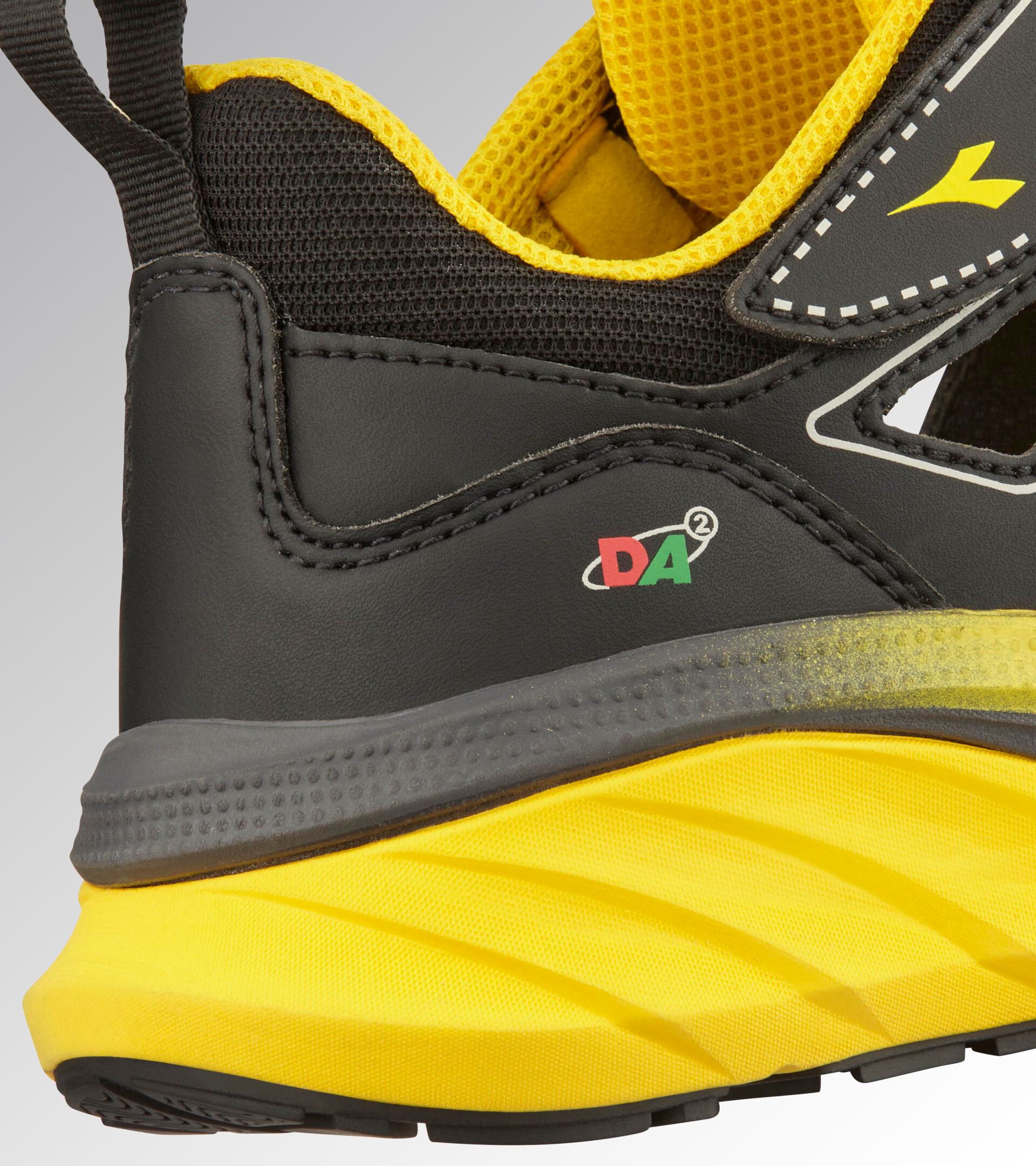 S1PS sandals VORTEX DA2 SANDAL S1PS SC SR HRO ESD BLACK /YELLOW CROMS - Utility