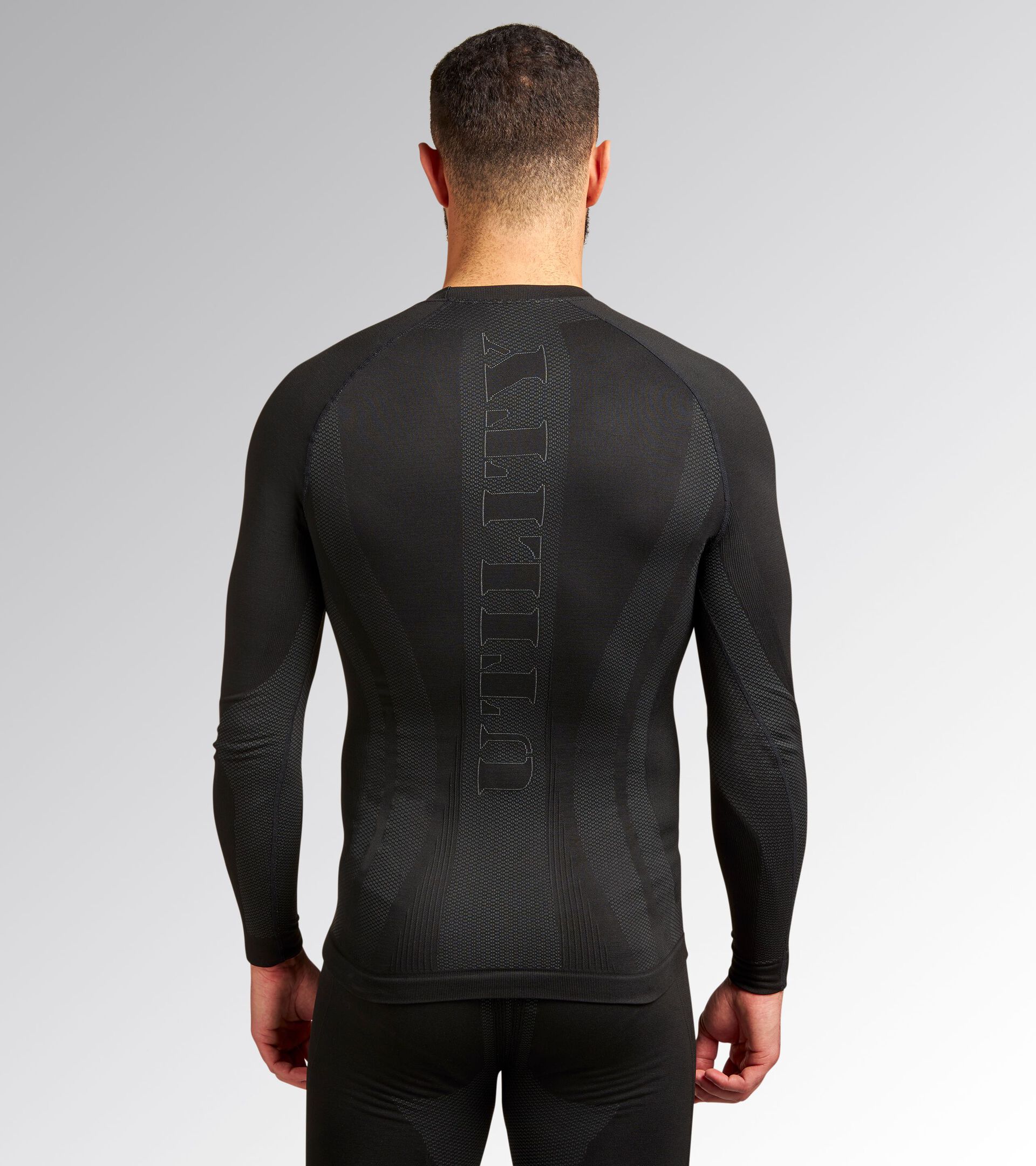 Underwear - Long-sleeved seamless top TOP SEAMLESS EVO BLACK - Utility