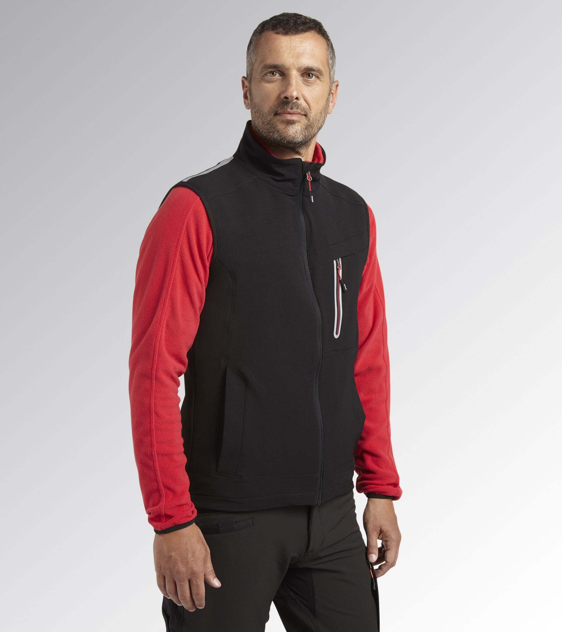 Work gilet VEST CARBON TECH BLACK - Utility