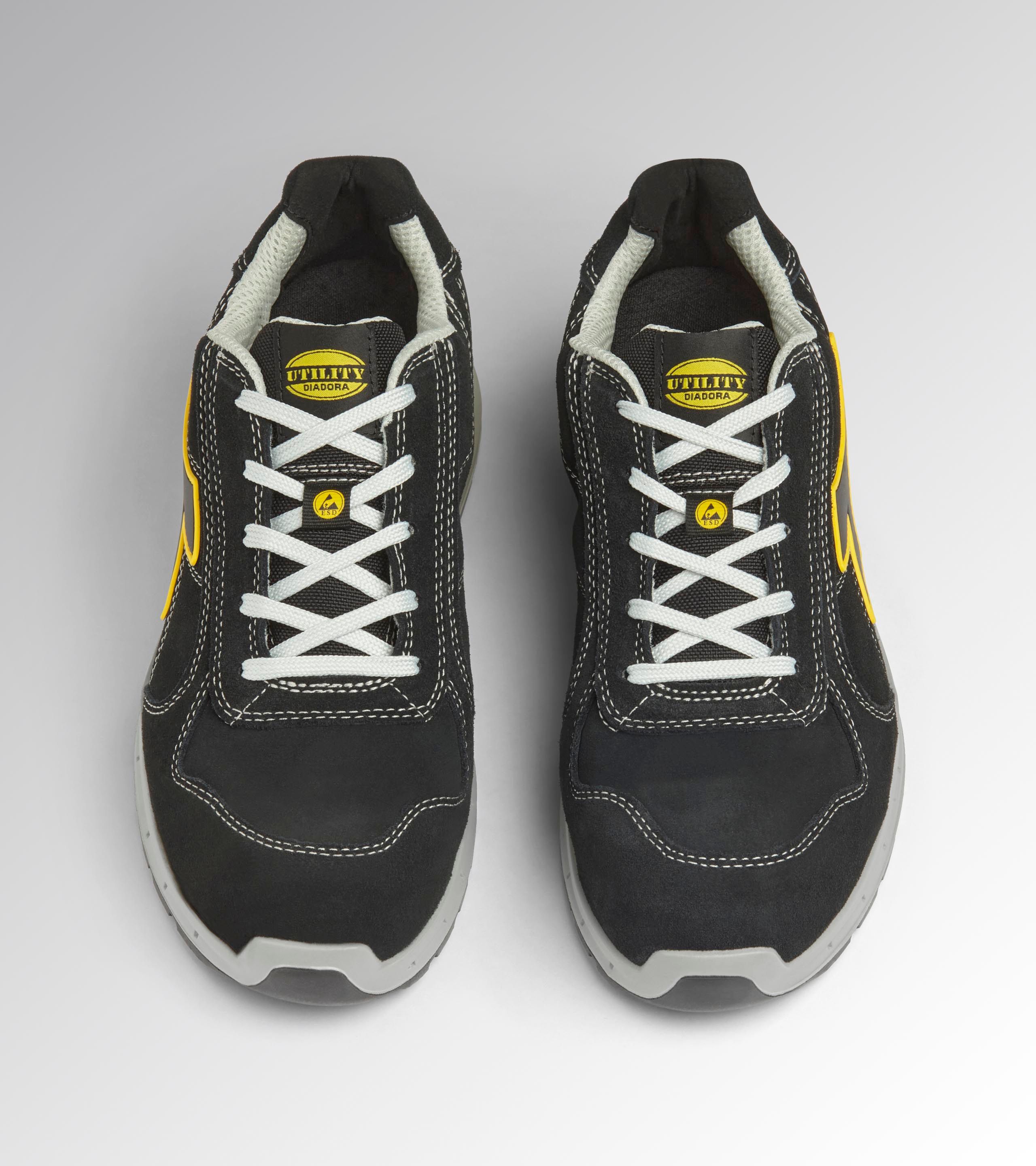 DIADORA レーシングブーツ サイズ41 26センチ　ファイブグローブセット RUN A.BOX LOW S3S FO SR ESD Low-top S3S safety shoes - BLACK/BLACK