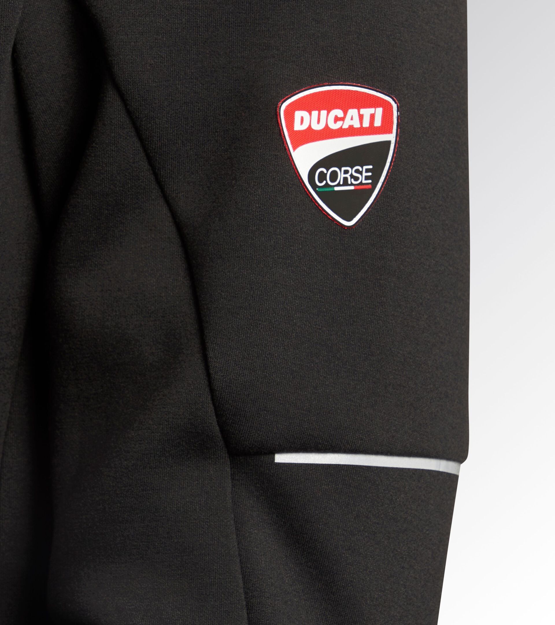 Work track jacket - Diadora Utility x Ducati Corse SWEATSHIRT MOTOR DUCATI BLACK - Utility