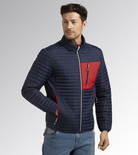 LIGHT JACKET COLOR BLOCK, SAMBA/DARK SAPPHIRE Work jacket LIGHT JACKET COLOR BLOCK SAMBA/DARK SAPPHIRE - Utility