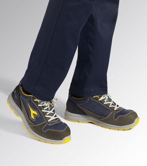 Scarpa antinfortunistica bassa RUN LOW S3S FO SR ESD GRIGIO CASTELLO/BLU INSEGNA - Utility