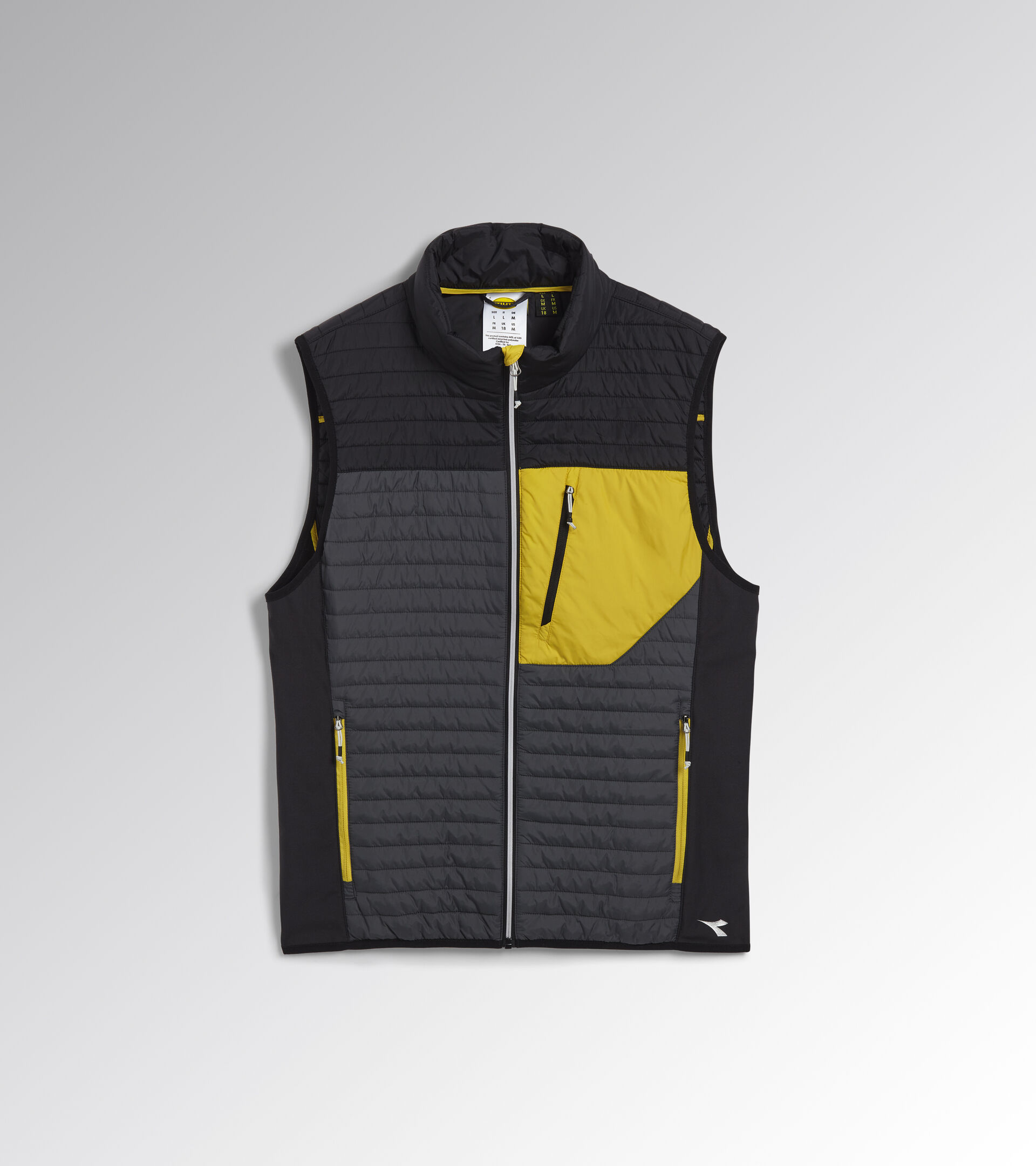 Gilet de travail LIGHT VEST COLOR BLOCK NR/VERT FORET NUIT/JAUNE TERAX - Utility