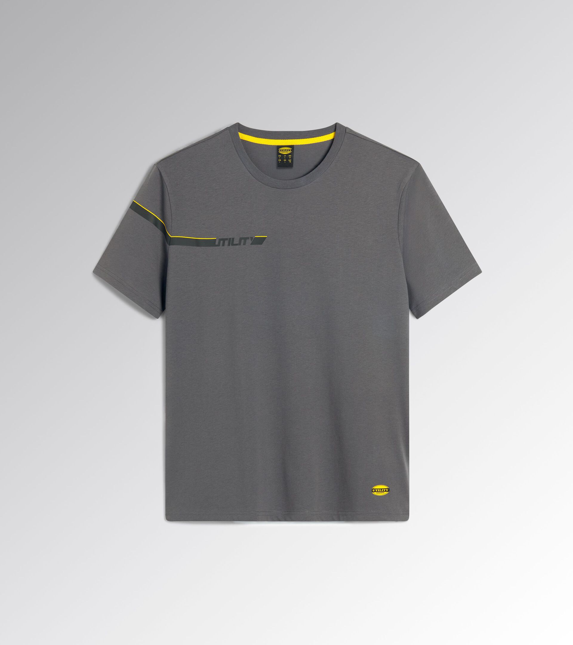 Short-sleeved work T-shirt T-SHIRT GRAPHIC STEEL GRAY - Utility