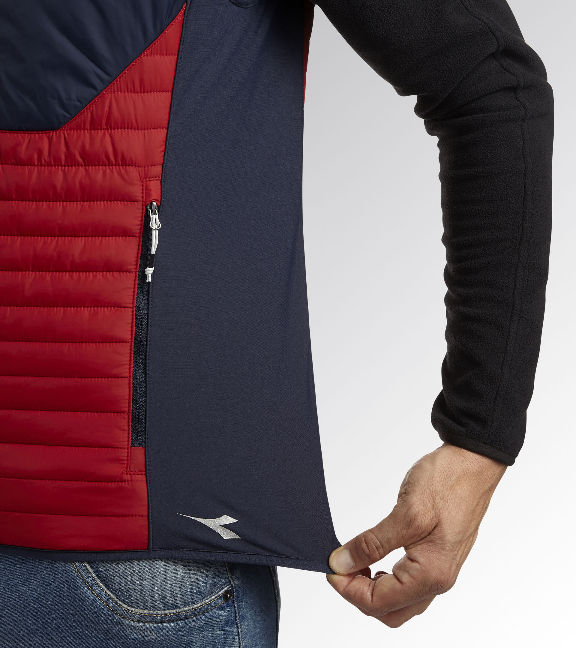 LIGHT VEST COLOR BLOCK, SAMBA/DARK SAPPHIRE, hi-res