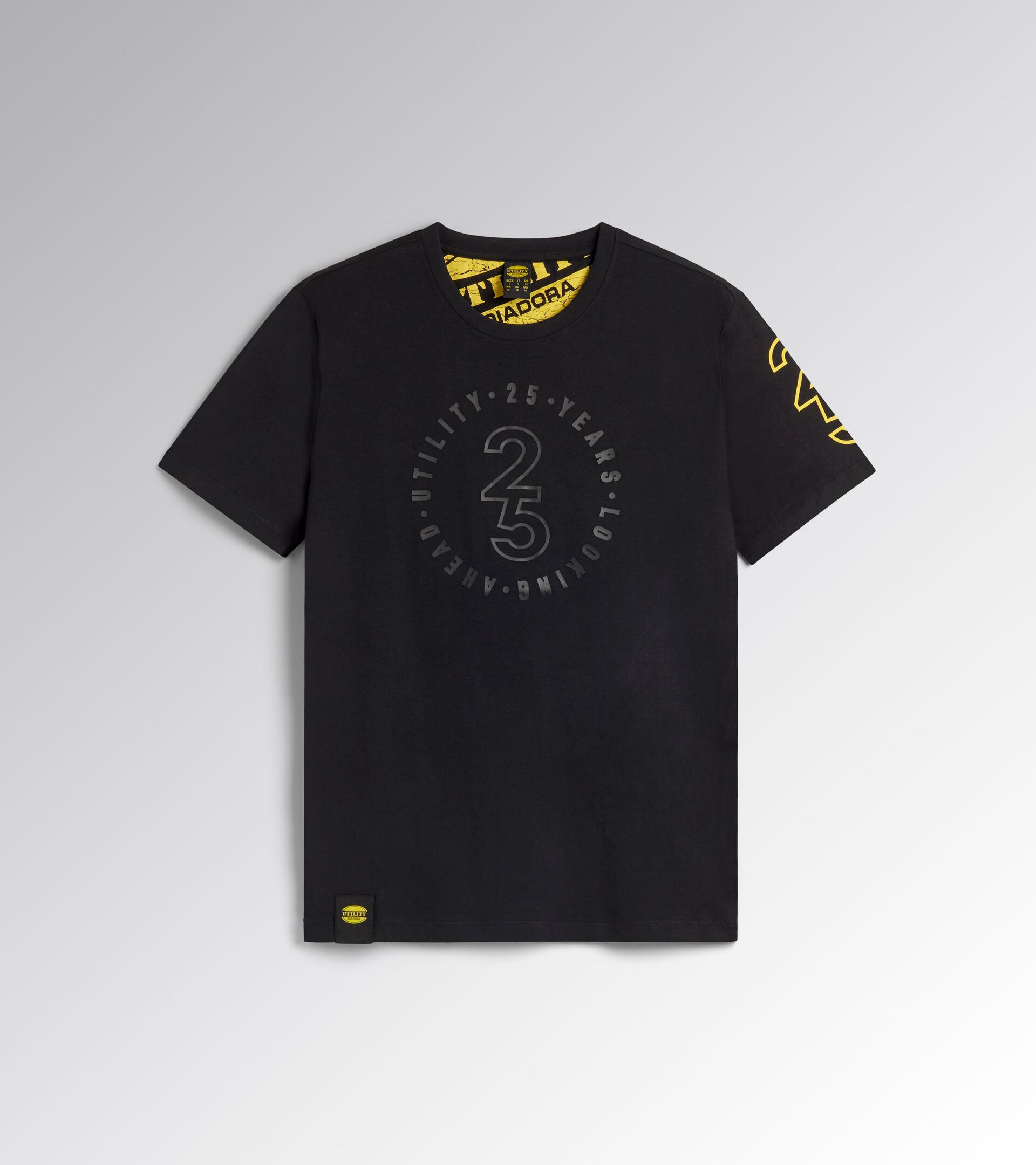 T-SHIRT VENTICINQUESIMO, BLACK, hi-res