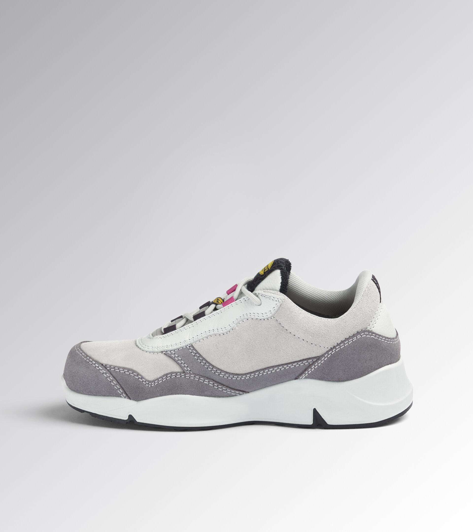 Low safety shoe - Women ATHENA LOW S3L FO SR ESD GRAY VIOLET/RASPBERRY - Utility