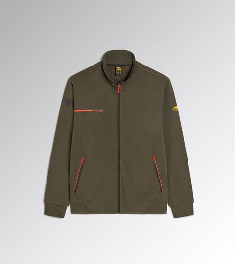 Full-Zip-Sweatshirt SWEATSHIRT STRETCH 2.0 TIEFSTE TIEFE - Utility