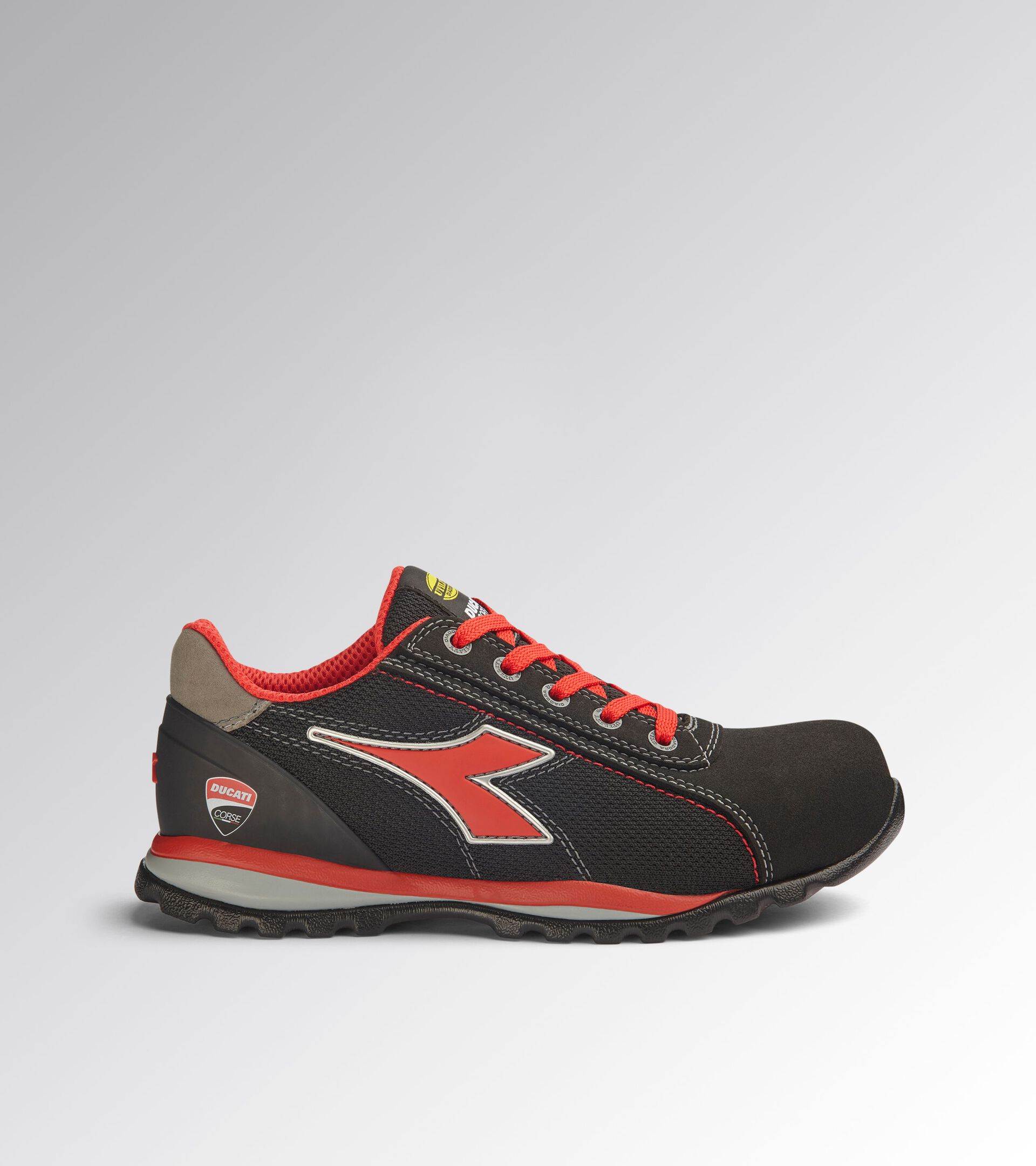 Low safety shoe GLOVE MONSTER LOW S1PS FO HRO BLACK/RED - Utility