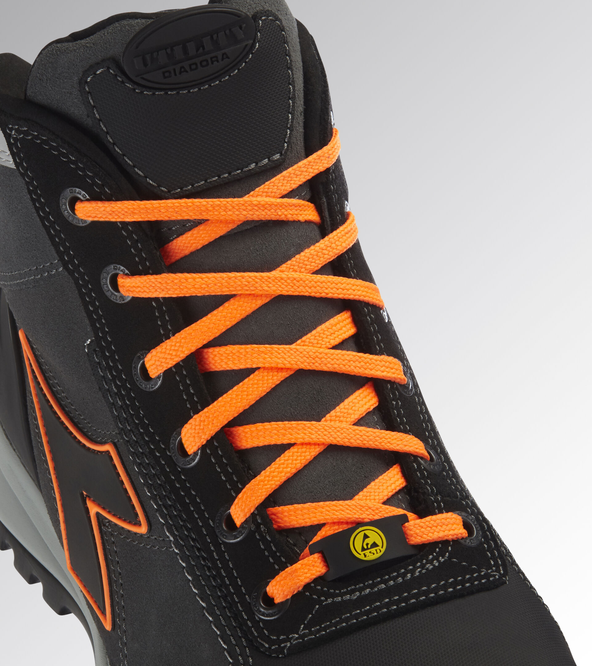 GLOVE NET MID PRO S3 HRO SRA ESD, GRIS ASFALTO/NARANJA FLUO, hi-res