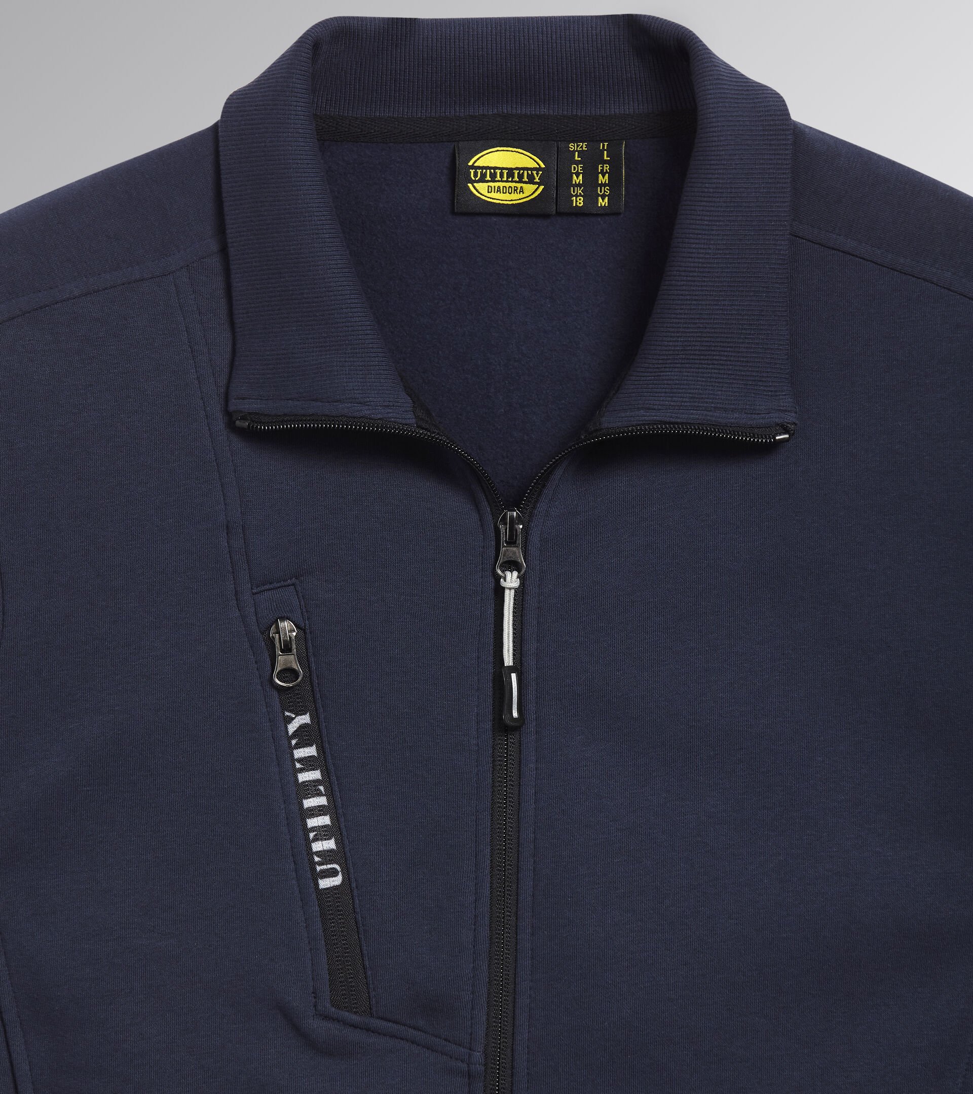 Work track jacket SWEATSHIRT FZ LITEWORK CLASSIC NAVY - Utility