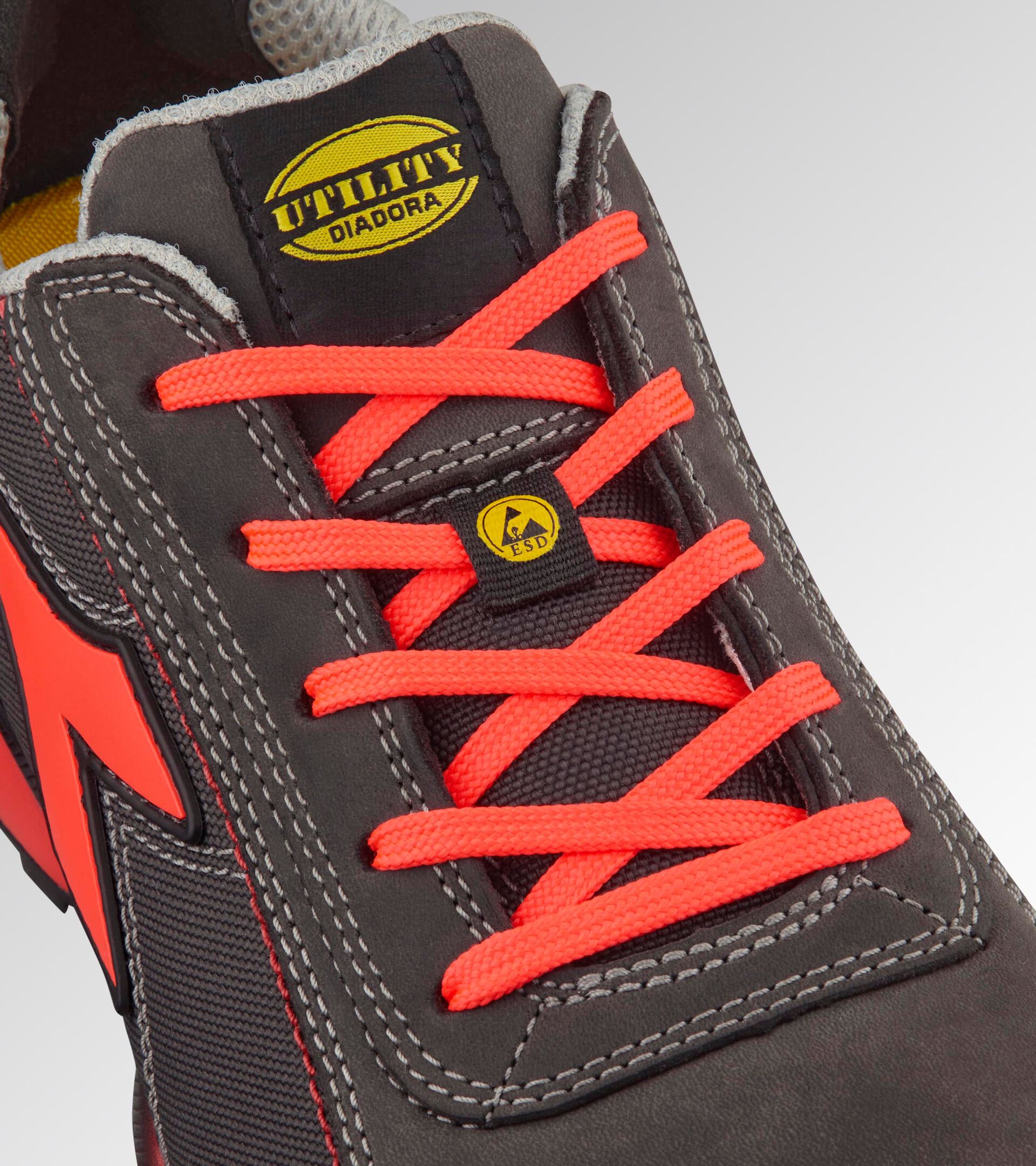 Chaussures de s&eacute;curit&eacute; basses S3S GLOVE HYPER LOW S3S FO HRO SR ESD GRIS ACIER - Utility