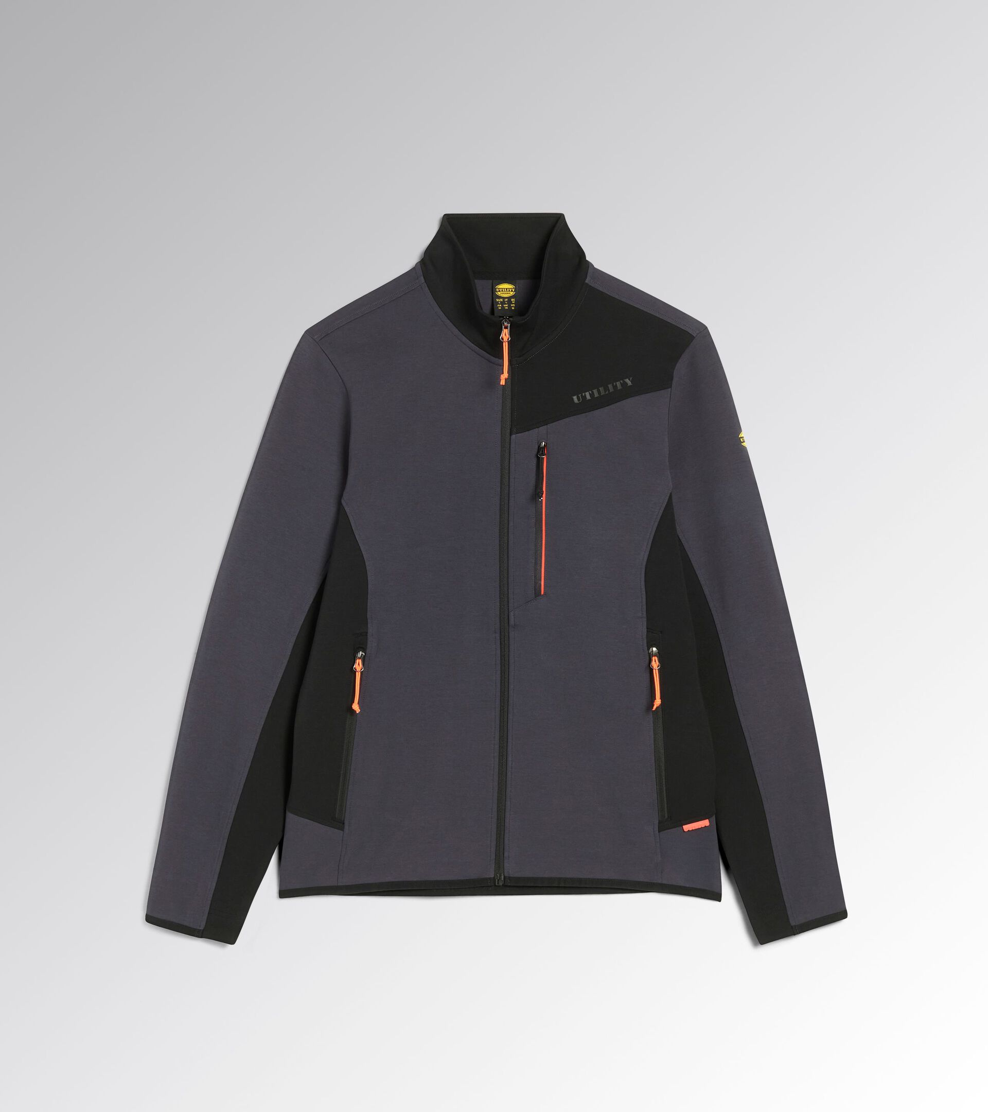 Brushed full-zip sweatshirt SWEATSHIRT SHADOW MAGNET - Utility