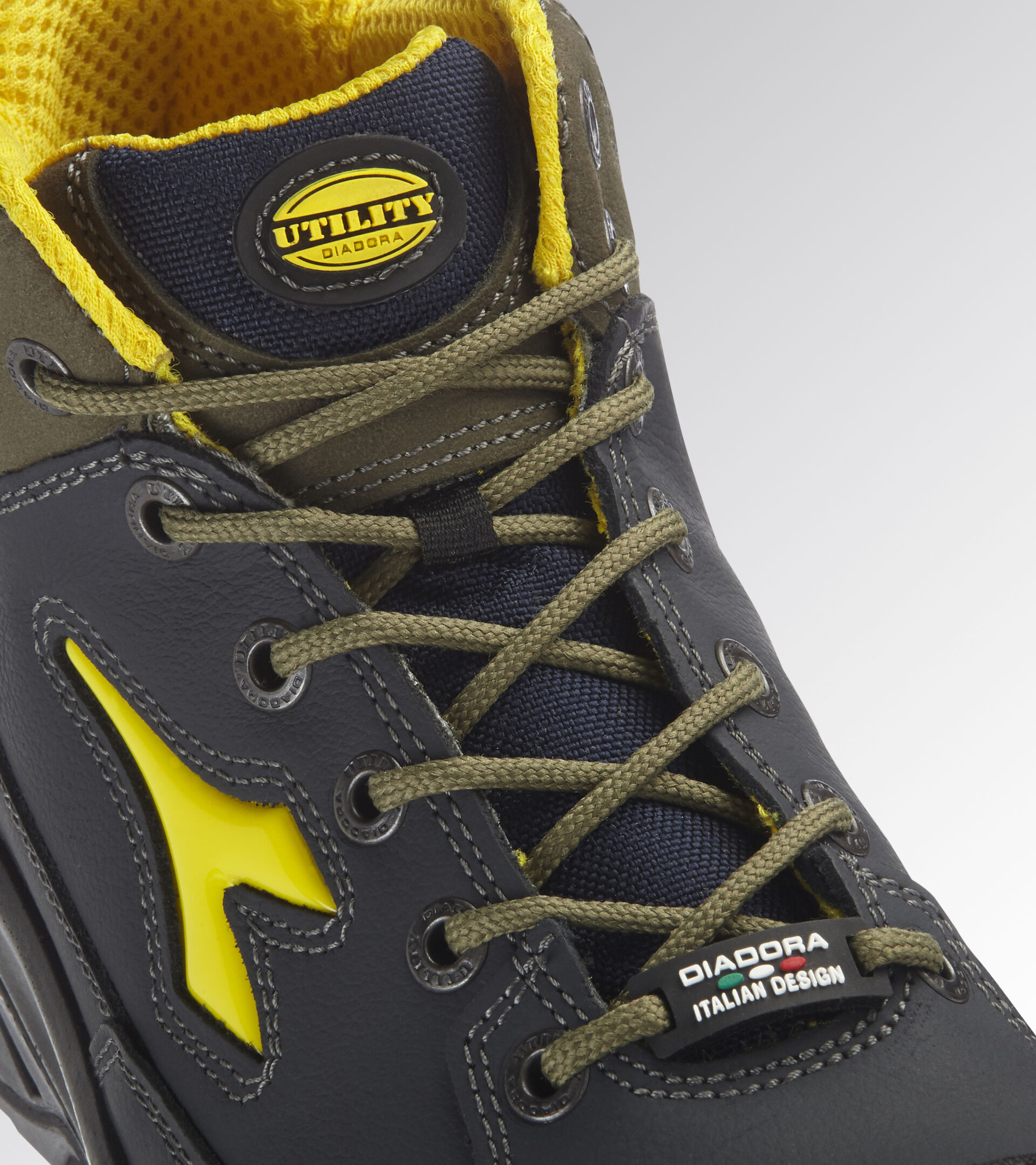 High safety shoe CONTINENTAL MID S3 SRC NAVY/GREEN CONIFER - Utility