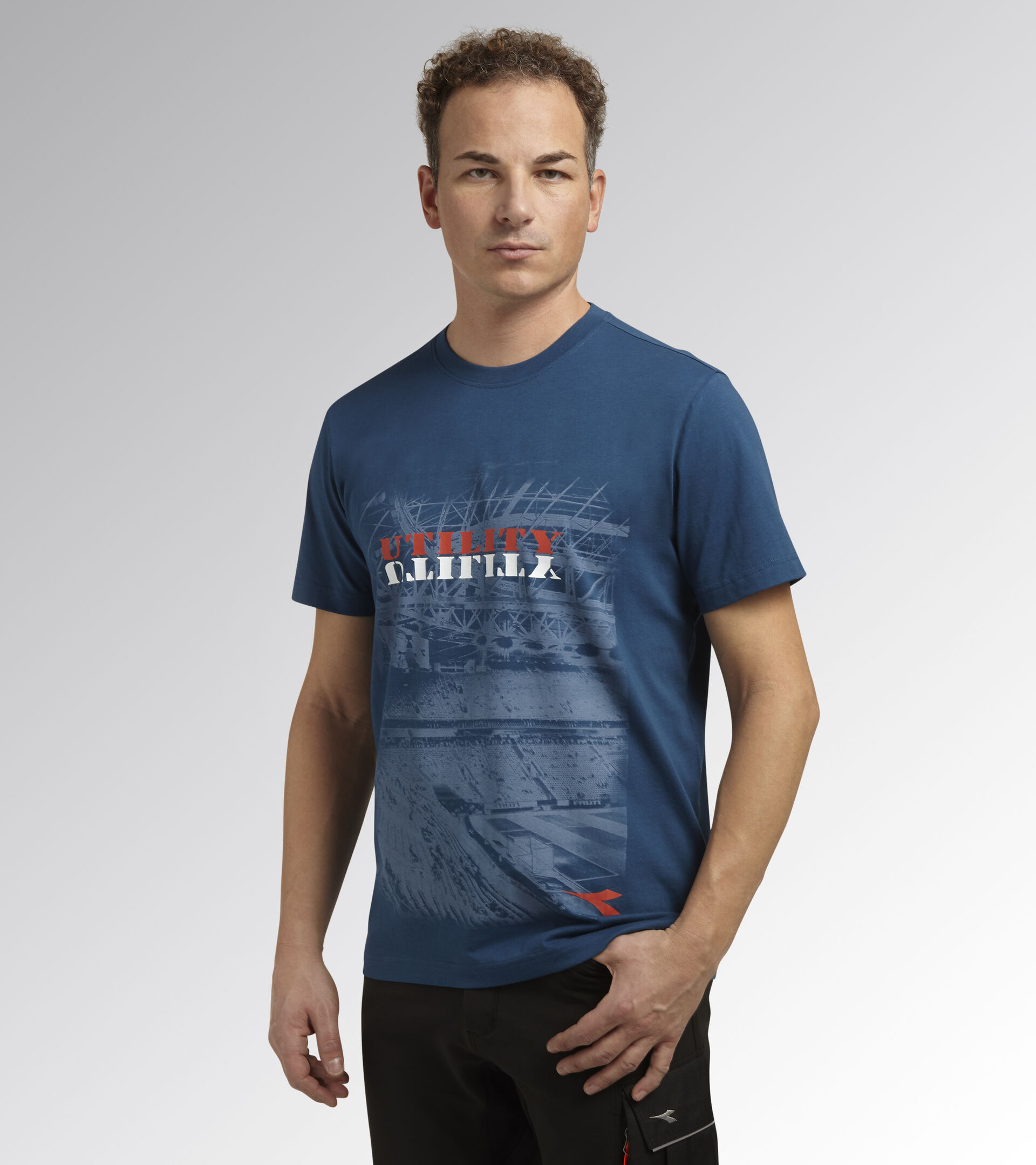 T-SHIRT GRAPHIC ORGANIC, SAILOR BLUE, hi-res