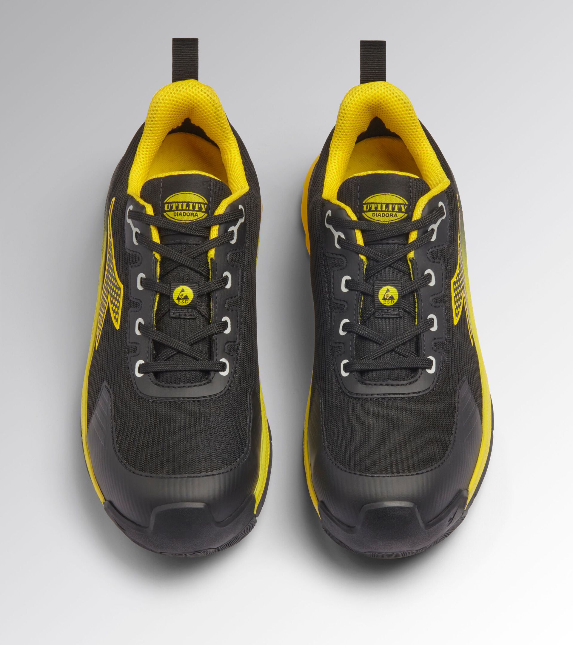 Low safety shoe VORTEX DA2 LOW S3S SC SR HRO ESD BLACK /YELLOW CROMS - Utility