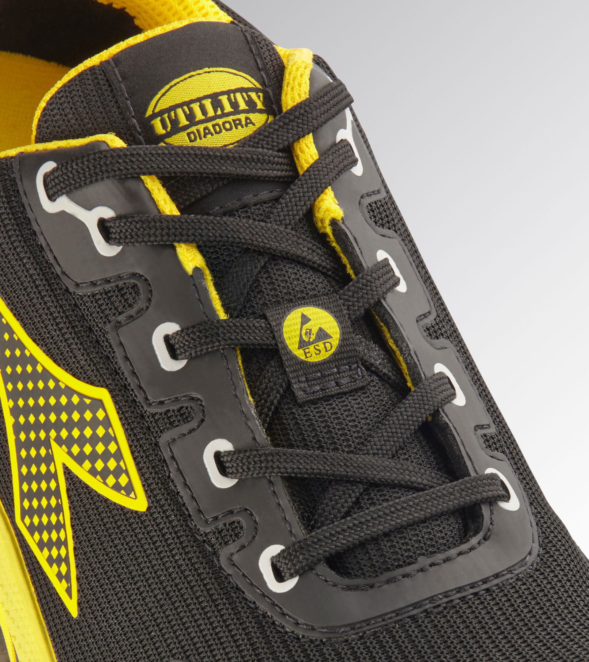 Low safety shoe VORTEX DA2 LOW S3S SC SR HRO ESD BLACK /YELLOW CROMS - Utility