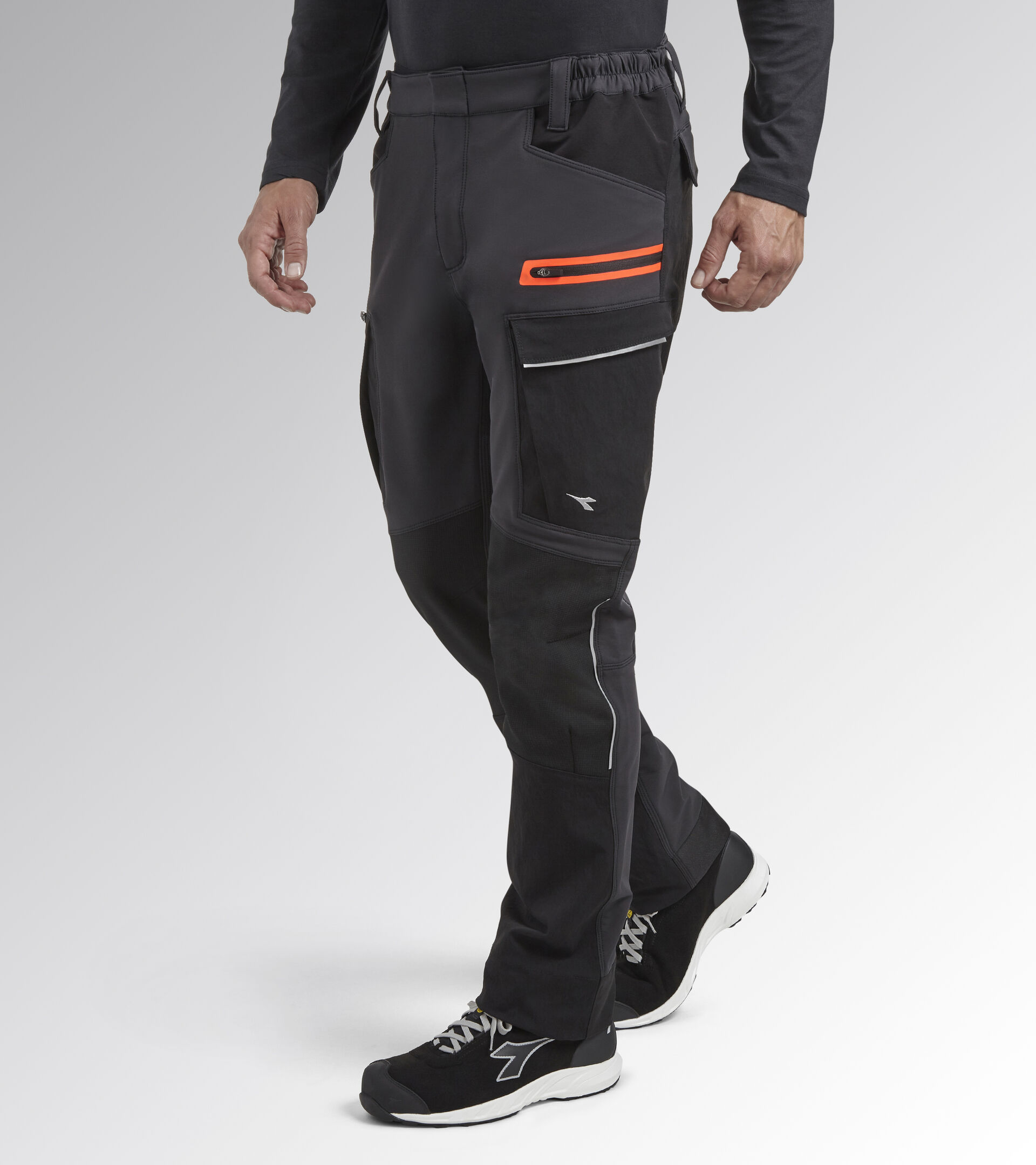 PANT HYBRID CARGO, BLACK/PHANTOM, hi-res