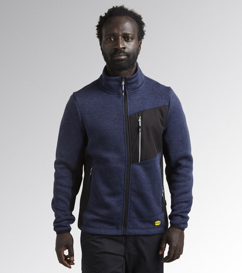 KNITTED JACKET CHICAGO, INSIGNIA BLUE Work track jacket KNITTED JACKET CHICAGO INSIGNIA BLUE - Utility