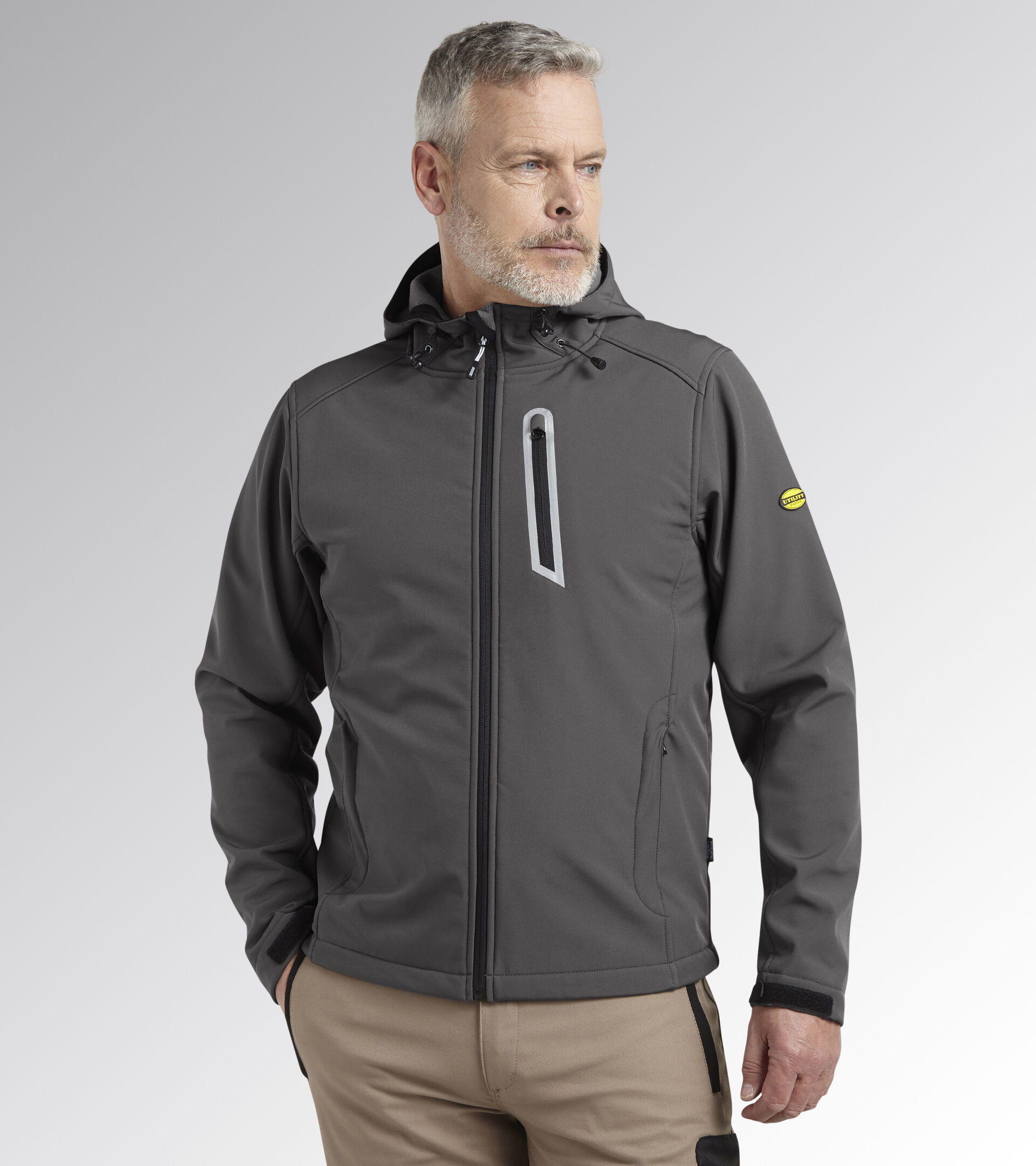 Chaqueta de trabajo SOFTSHELL SAIL GRIS CARBON - Utility