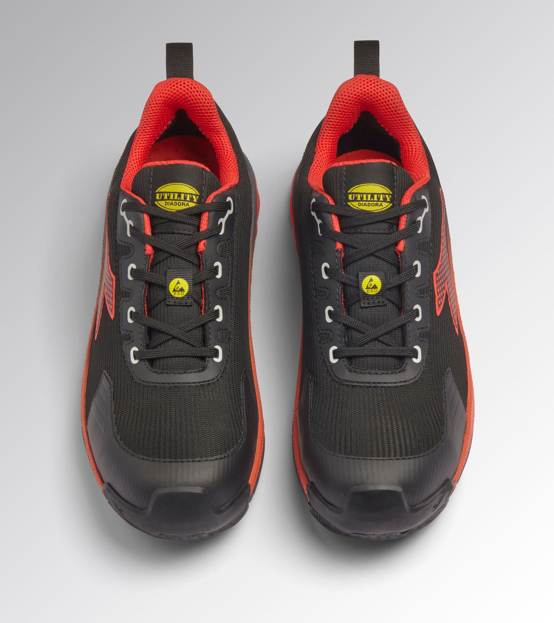 Low safety shoe VORTEX DA2 LOW S3S SC SR HRO ESD BLACK/RED - Utility