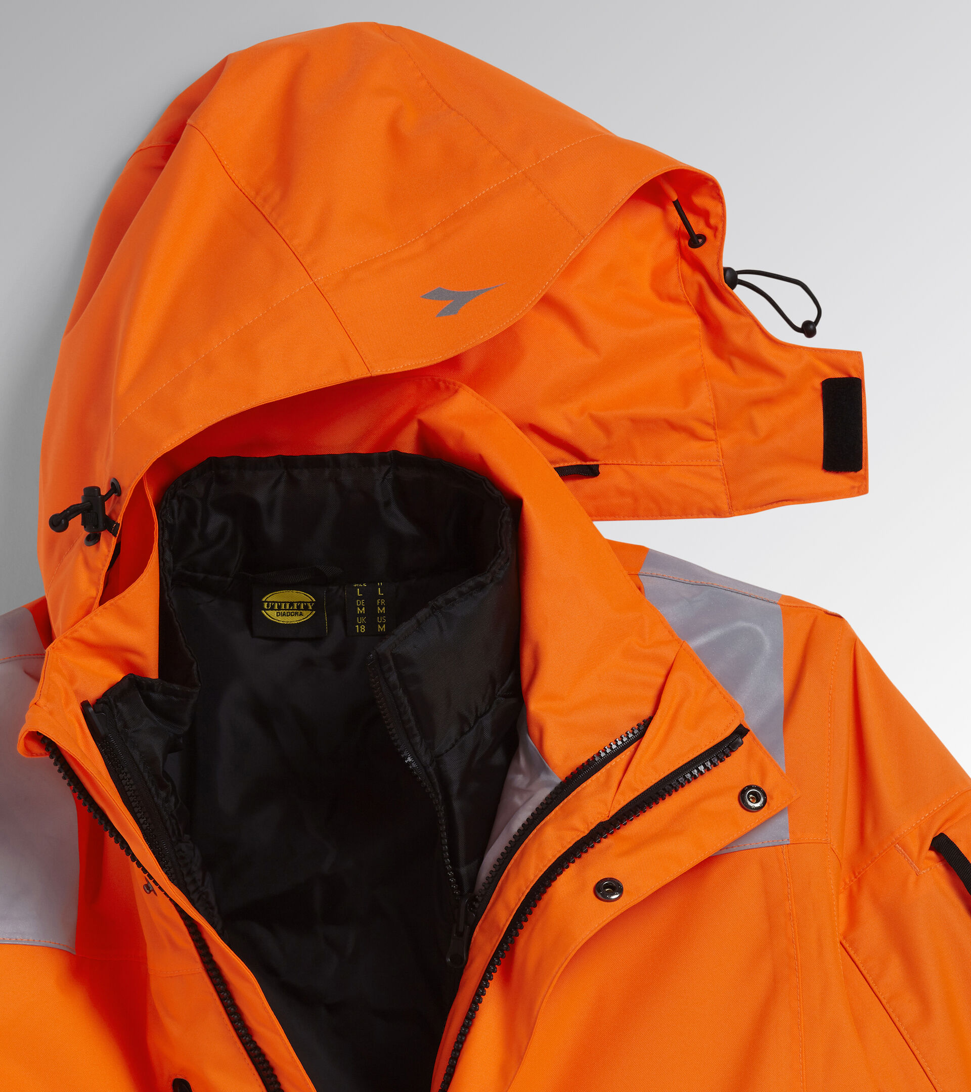 HV JACKET ISO 20471, FLUORESCENT ORANGE ISO20471, hi-res