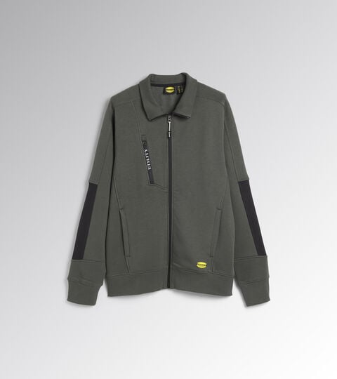 Work track jacket SWEATSHIRT FZ LITEWORK GREEN THYME - Utility