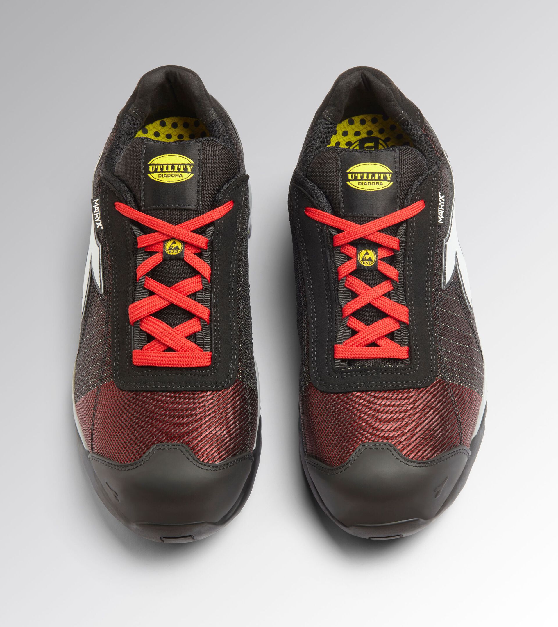 Low safety shoe GLOVE MDS MATRYX LOW S1PS HRO FO SR SC ESD POPPY RED/GRAY - Utility