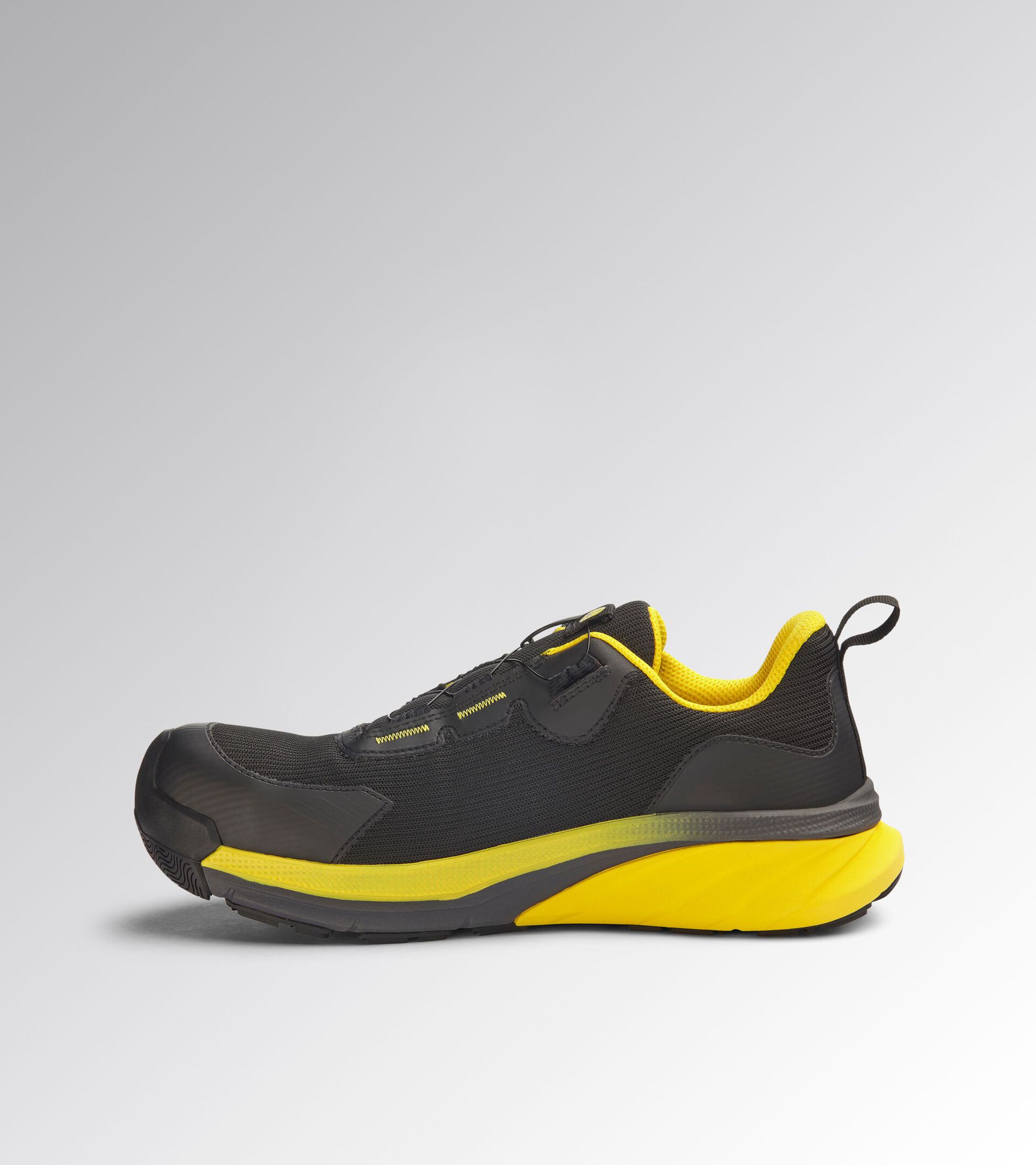Low safety shoe with BOA Fit micro-metric lacing system VORTEX DA2 BOA LOW S3S SC SR HRO ESD BLACK /YELLOW CROMS - Utility