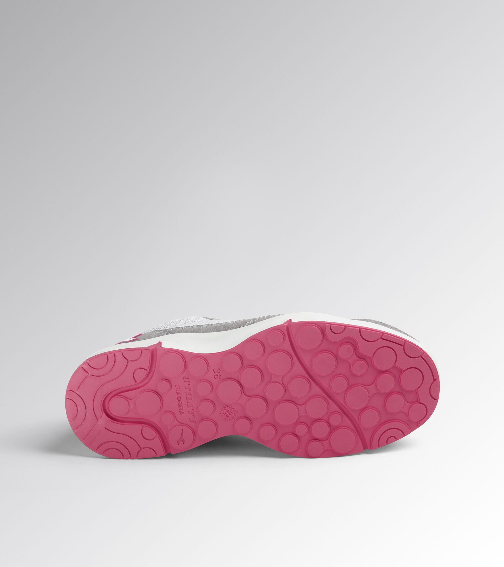 Low-cut safety shoes - Women ATHENA TEXT LOW S1PL FO SR ESD GRAY VIOLET/RASPBERRY - Utility