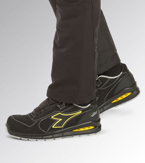 RUN NET AIRBOX BOA LOW S3S FO SR, NOIR/NOIR Chaussures de sécurité basses - BOA® Fit System RUN NET AIRBOX BOA LOW S3S FO SR NOIR/NOIR - Utility
