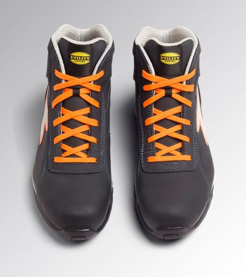 High safety shoe GLOVE MDS MID S3S FO HRO SR DARK NAVY/ORANGE FLUO - Utility