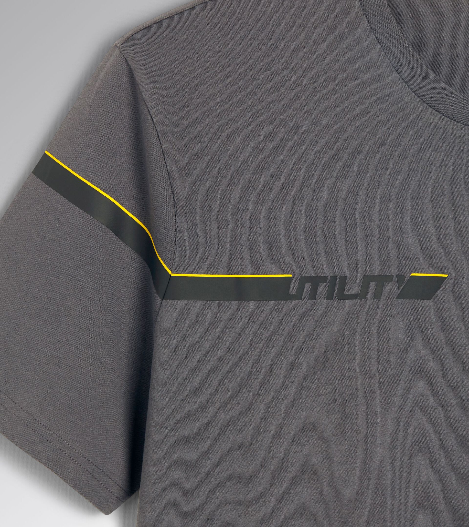 Short-sleeved work T-shirt T-SHIRT GRAPHIC STEEL GRAY - Utility