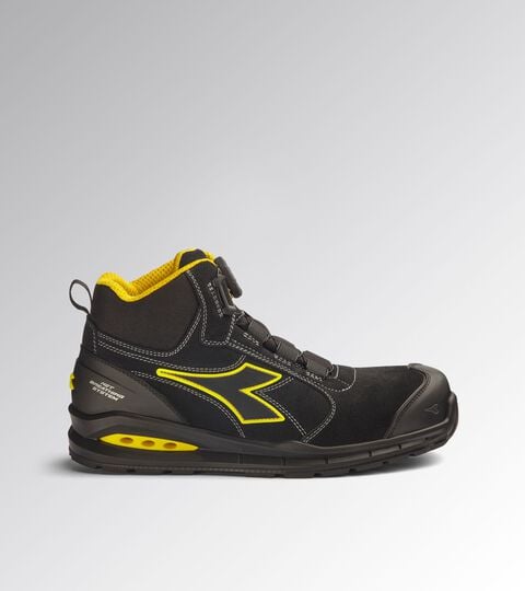 Sicherheitsschuh RUN NET AIRBOX MASTER BOA MID S3S FO SR SC ESD SCHWARZ/SCHWARZ - Utility