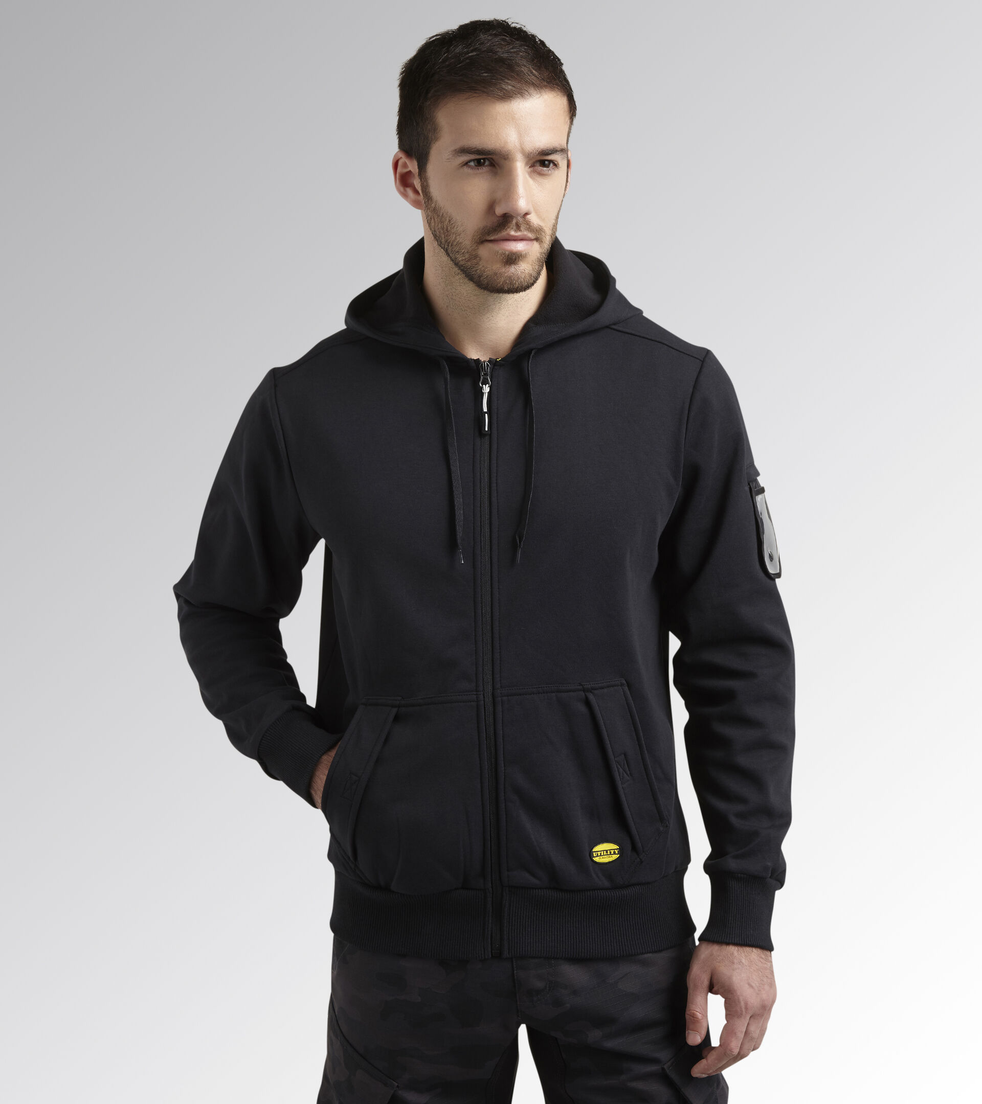 MEMBRANE HOODIE FZ, BLACK, hi-res