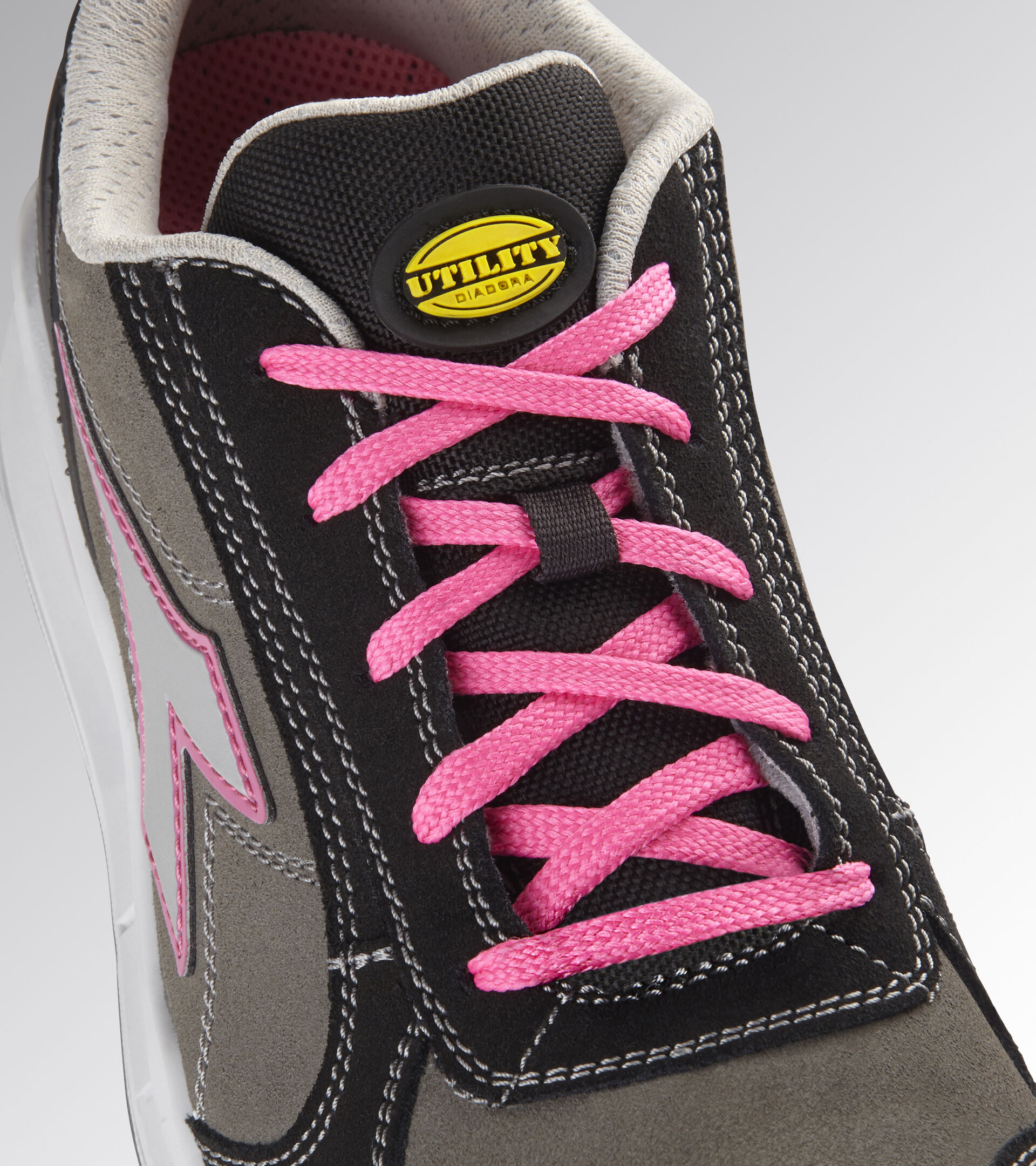 Scarpa antinfortunistica bassa RUN NET AIRBOX LOW S3 SRC SMOKED PEARL/SILVER/SHOCKING PINK - Utility